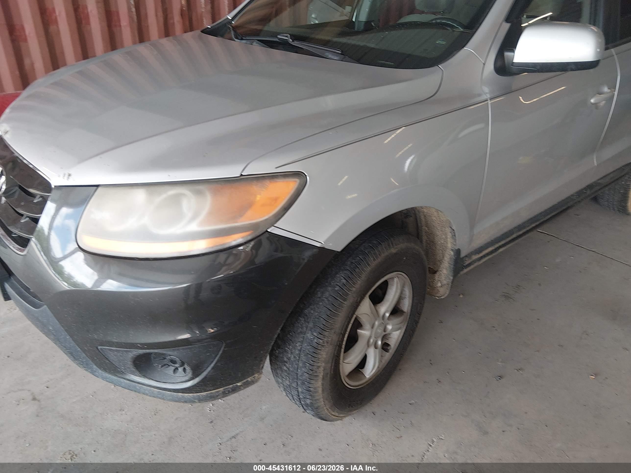 2008 Hyundai Santa Fe Gls Gray vin: 5NMSG13DX8H210335
