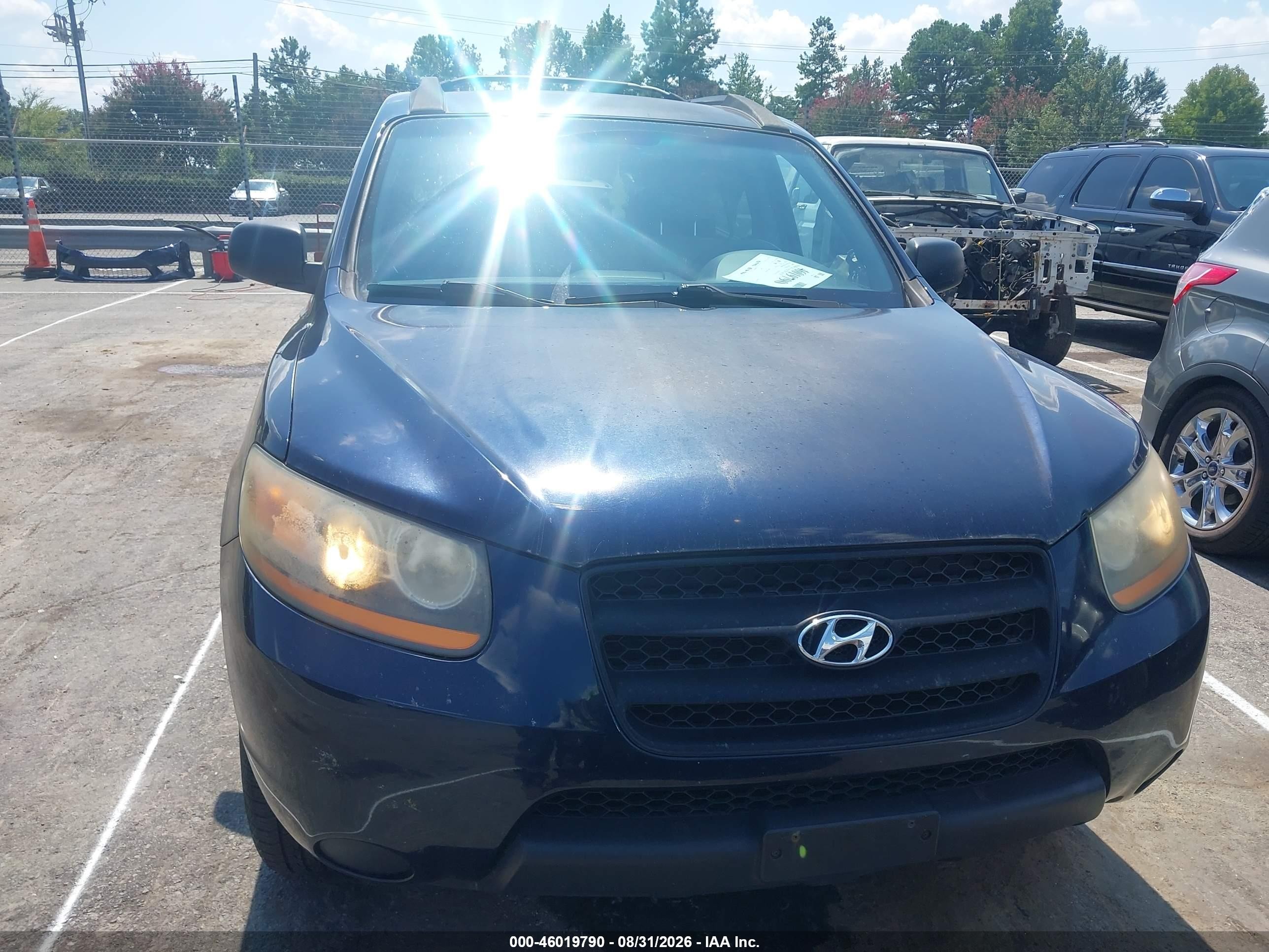 2009 Hyundai Santa Fe Gls Blue vin: 5NMSG13DX9H262808