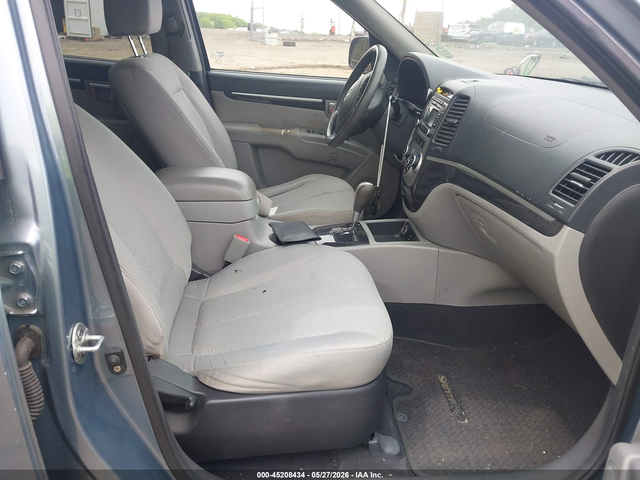 2009 Hyundai Santa Fe Gls Light Blue vin: 5NMSG13DX9H299888