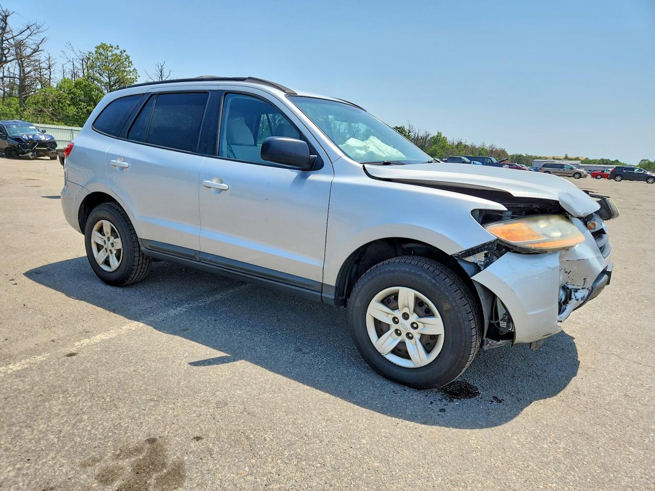 2009 Hyundai Santa Fe Gls Серебряный vin: 5NMSG13DX9H311960