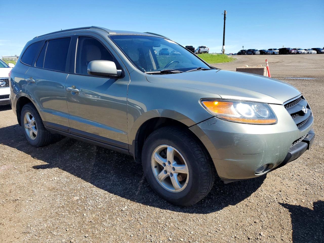 2009 Hyundai Santa Fe Gray vin: 5NMSG13E39H291219