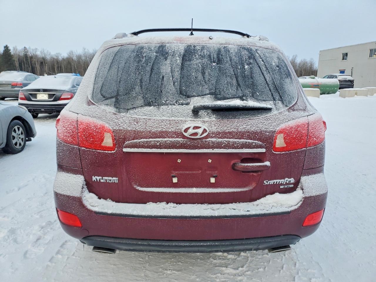 2007 Hyundai Santa Fe Gl Burgundy vin: 5NMSG13E67H032057