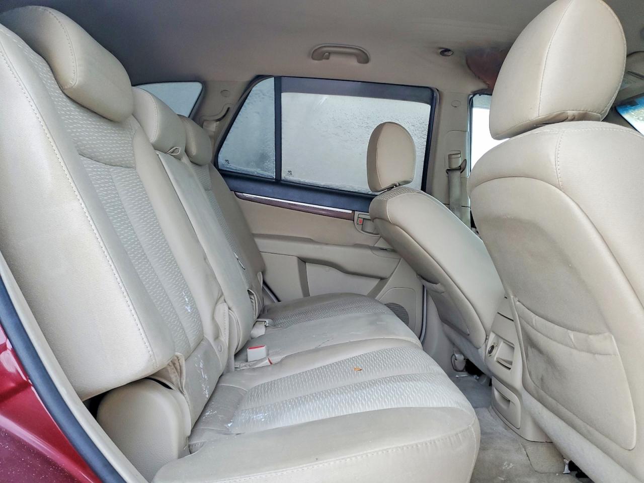 2007 Hyundai Santa Fe Gl Burgundy vin: 5NMSG13E67H032057