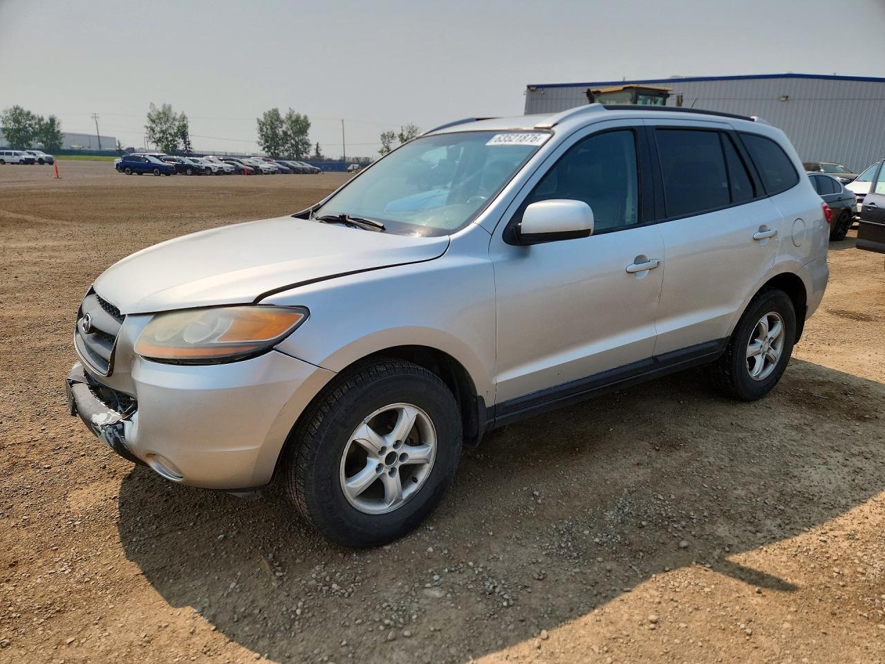 2008 Hyundai Santa Fe Gl Silver vin: 5NMSG13E78H171518