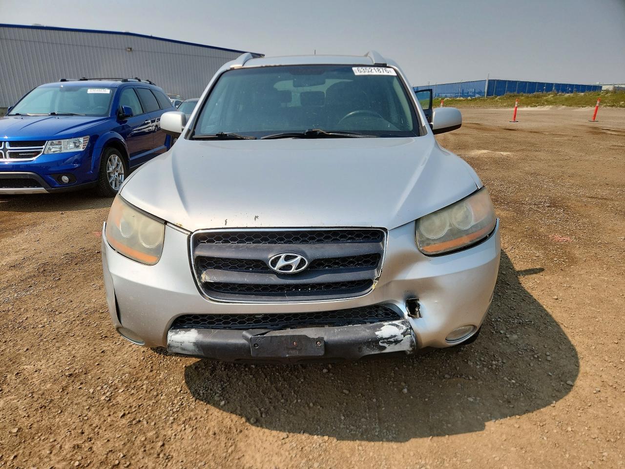 2008 Hyundai Santa Fe Gl Silver vin: 5NMSG13E78H171518