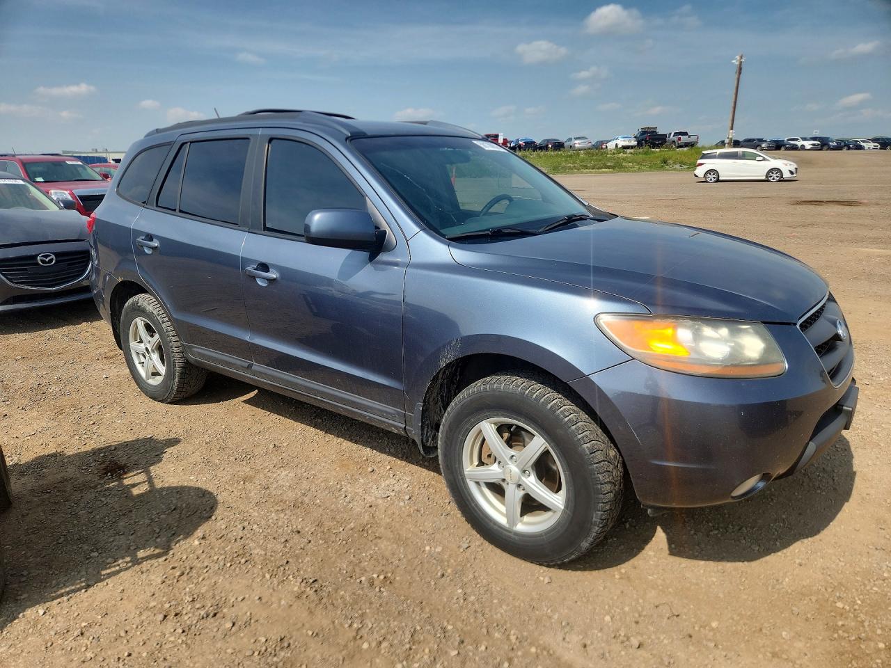 2009 Hyundai Santa Fe Gl Gray vin: 5NMSG13E89H275968