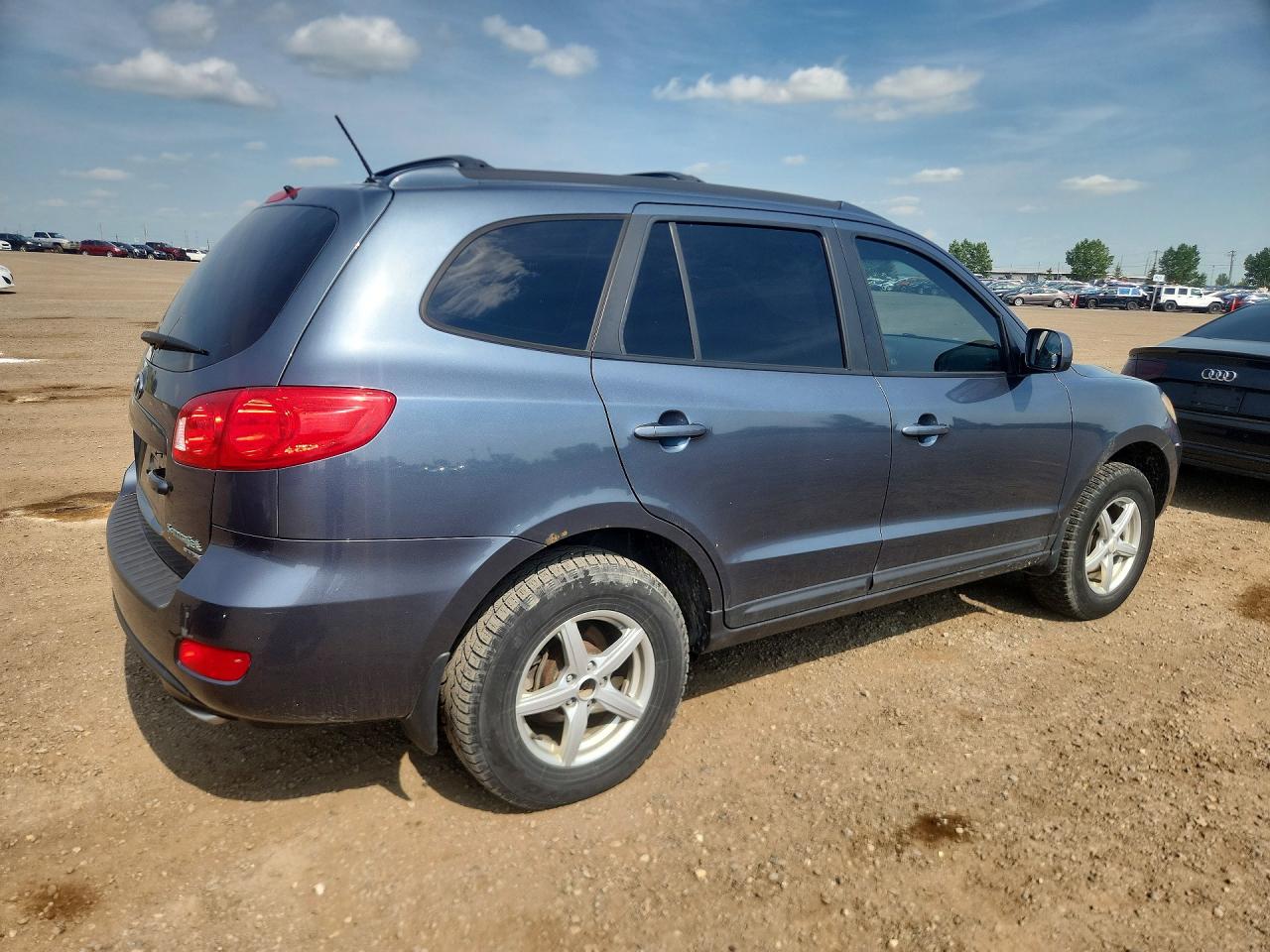 2009 Hyundai Santa Fe Gl Gray vin: 5NMSG13E89H275968