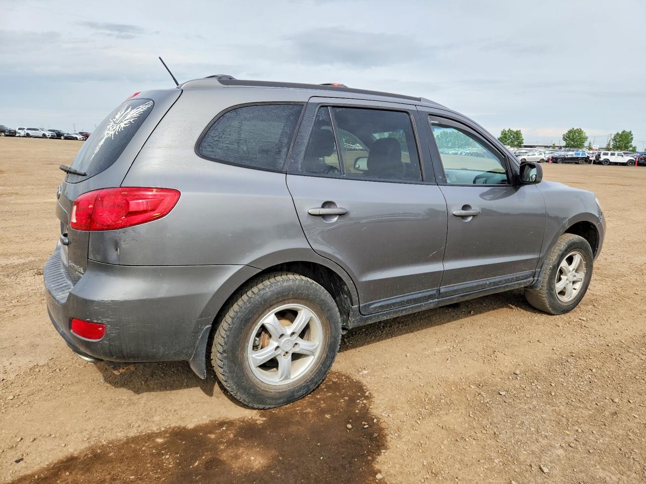 2009 Hyundai Santa Fe Gl Gray vin: 5NMSG13EX9H291072