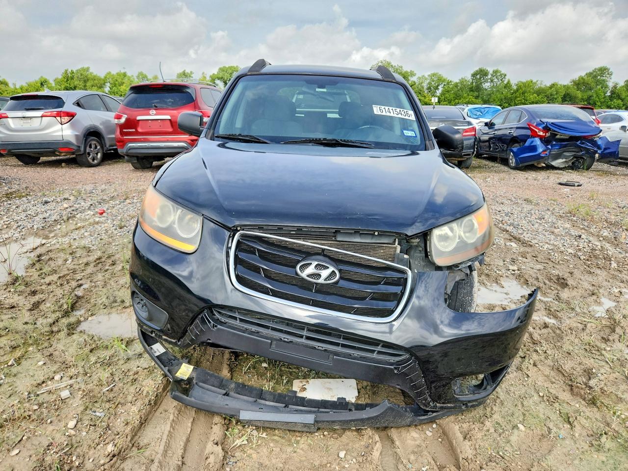 2010 Hyundai Santa Fe Gls Black vin: 5NMSG3AB0AH380478