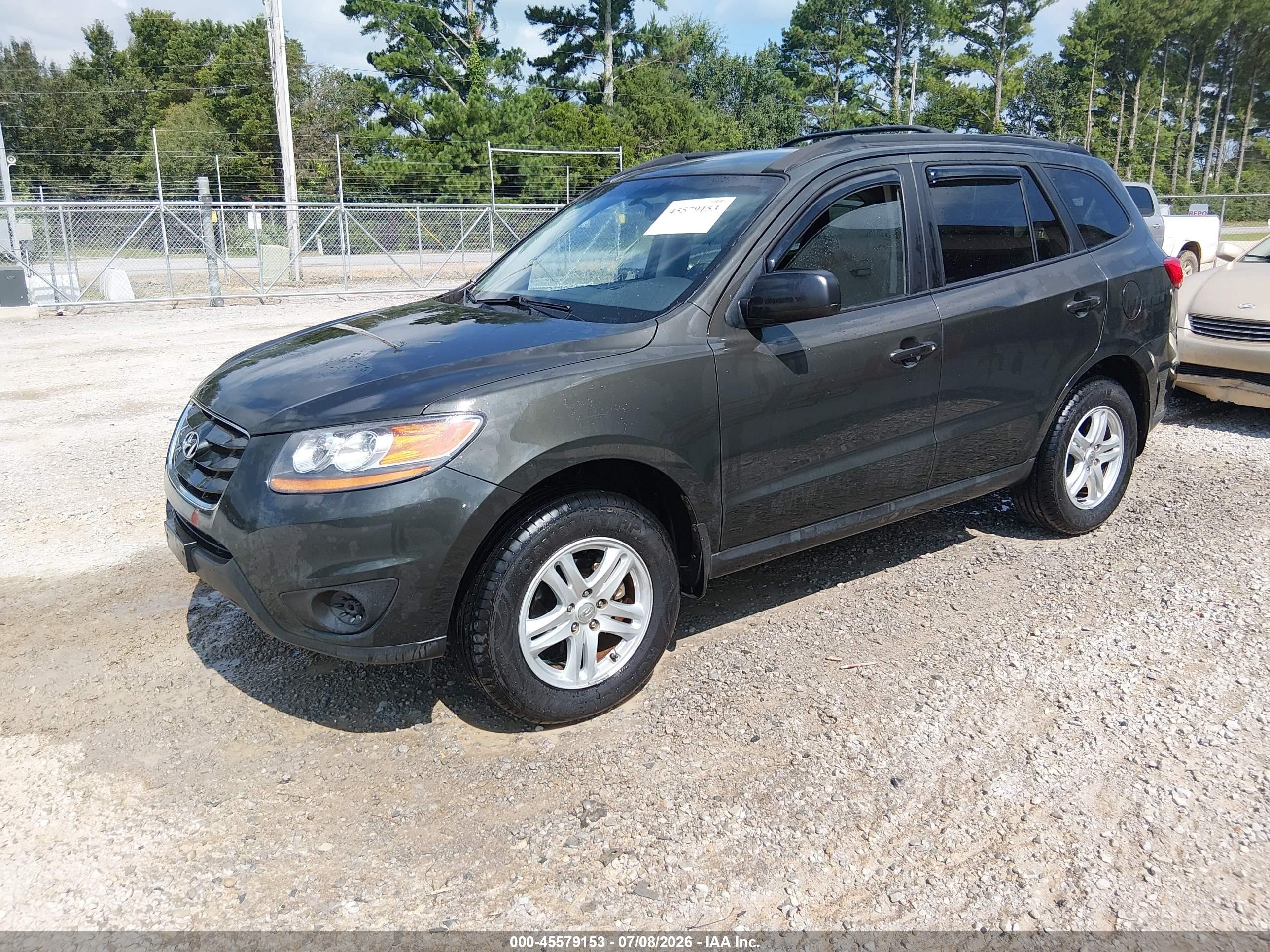2010 Hyundai Santa Fe Gls Gray vin: 5NMSG3AB0AH389729