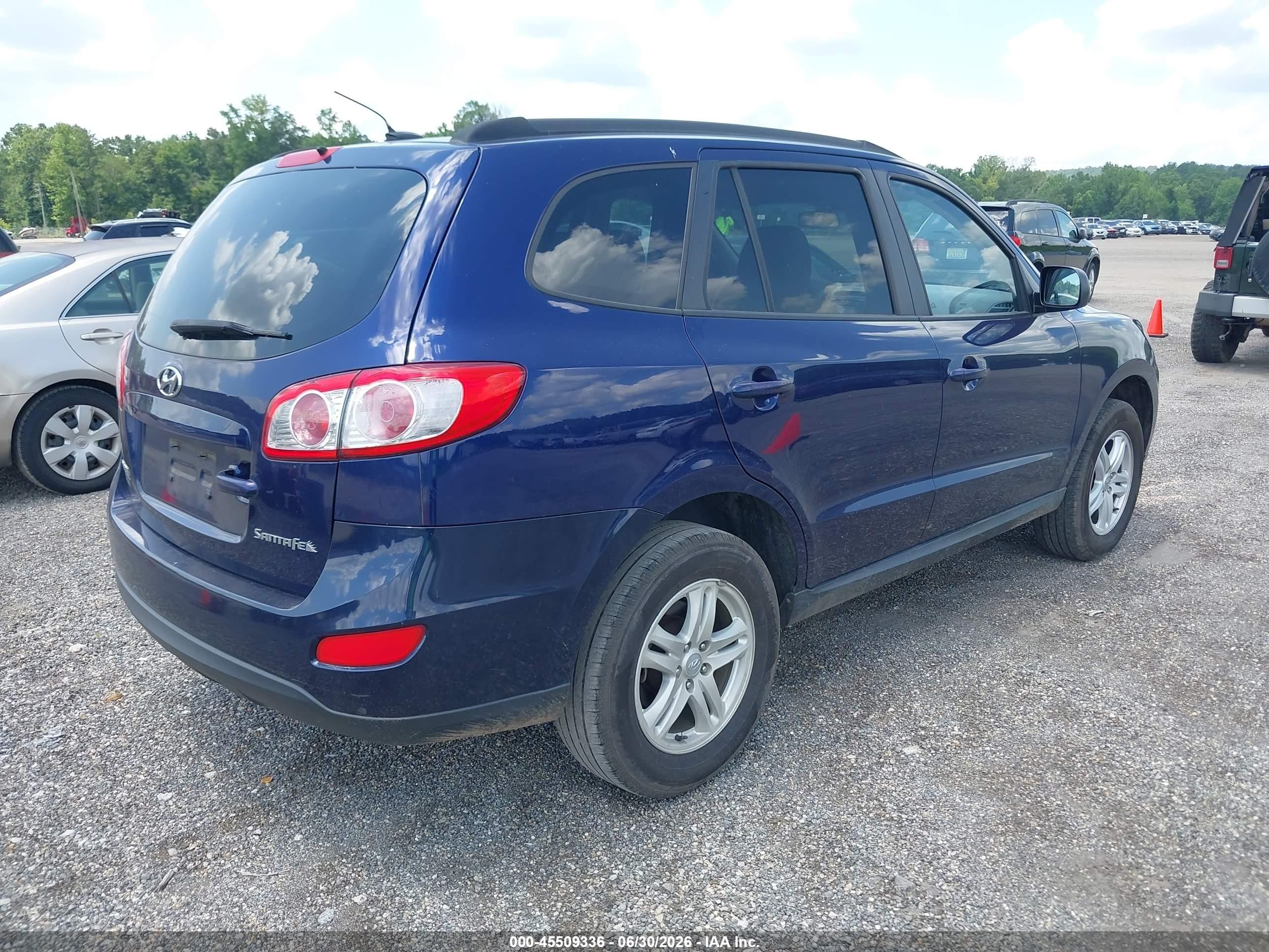 2010 Hyundai Santa Fe Gls Blue vin: 5NMSG3AB0AH396552
