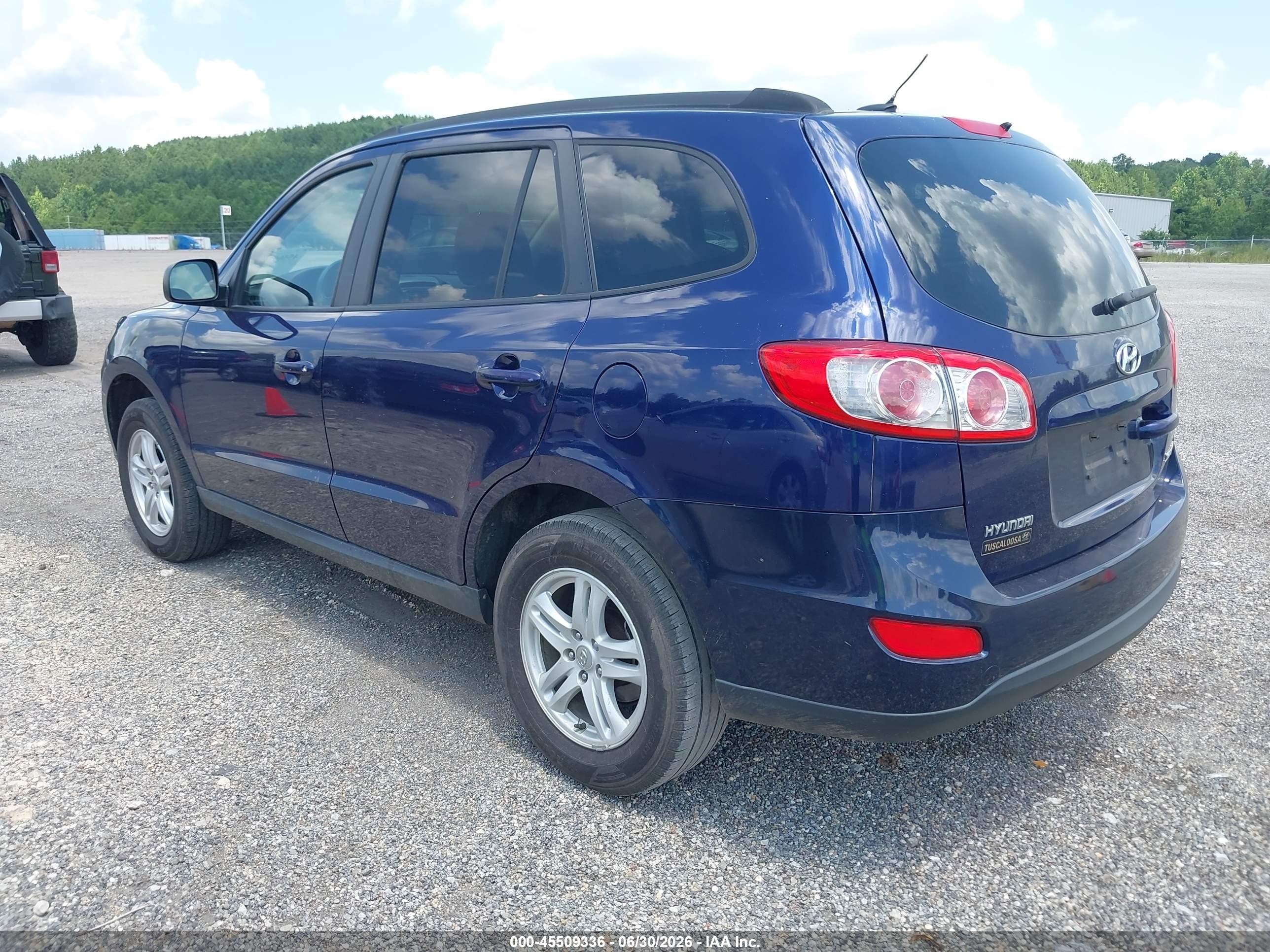 2010 Hyundai Santa Fe Gls Blue vin: 5NMSG3AB0AH396552