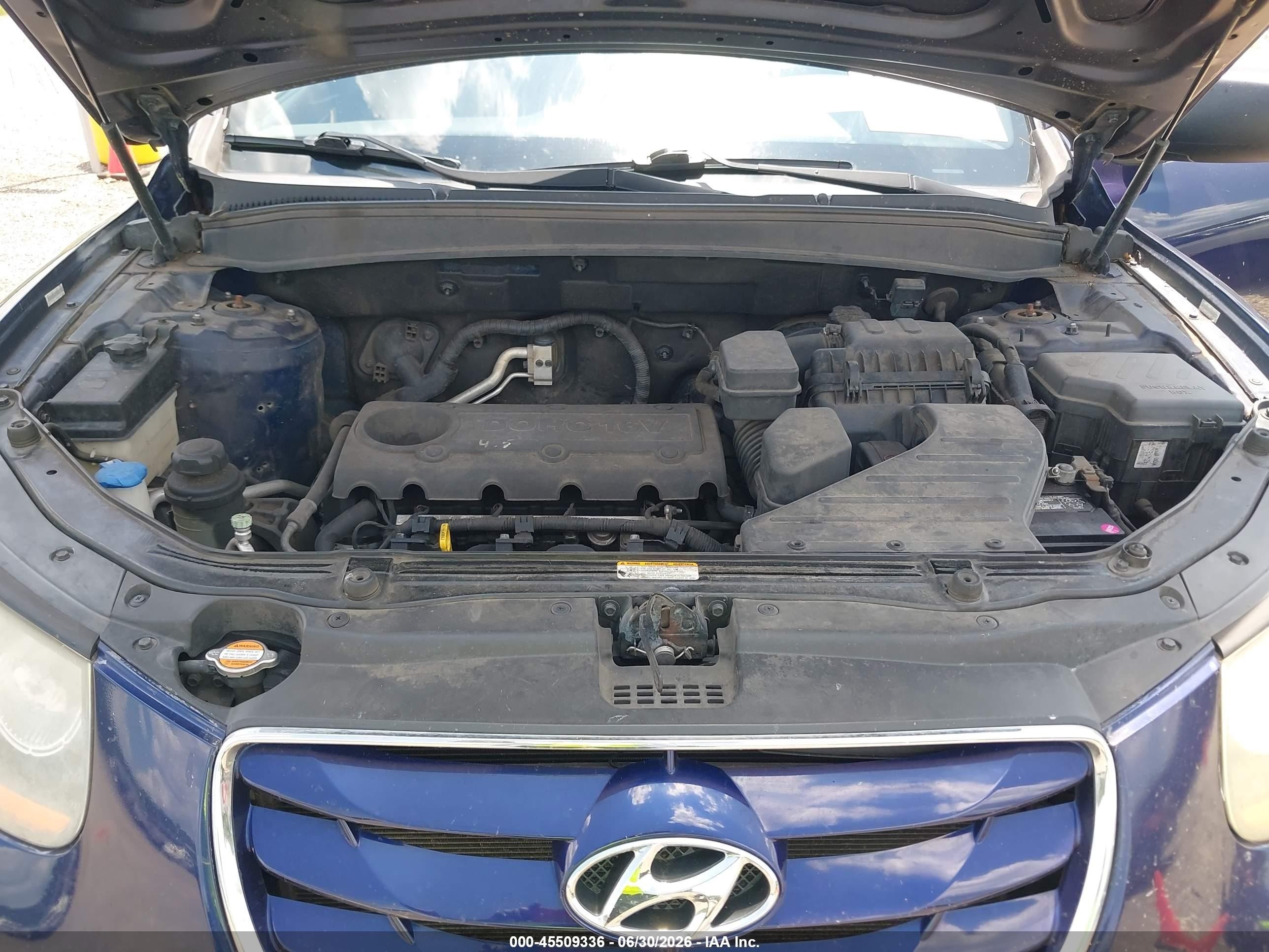 2010 Hyundai Santa Fe Gls Blue vin: 5NMSG3AB0AH396552