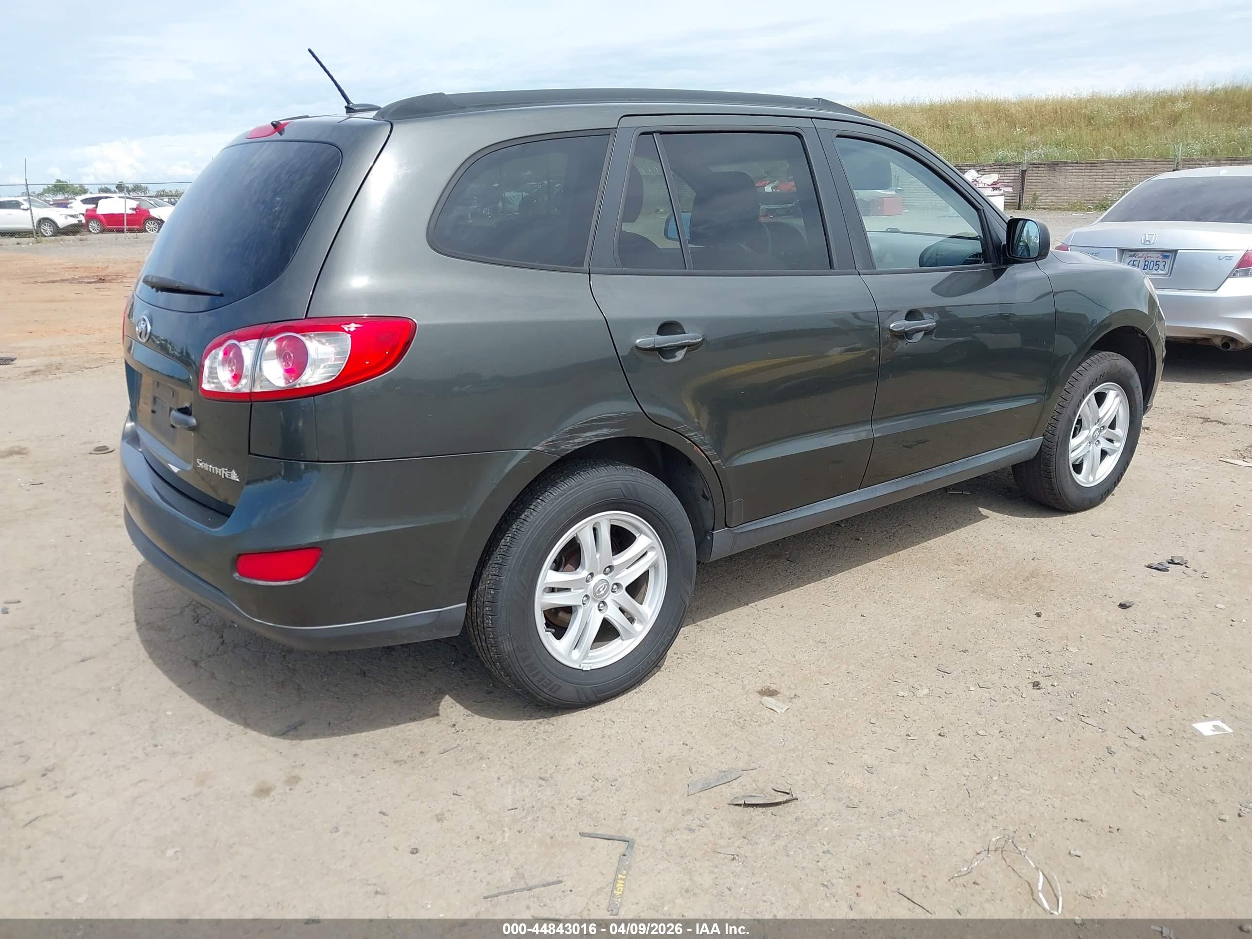 2010 Hyundai Santa Fe Gls Gray vin: 5NMSG3AB1AH337171