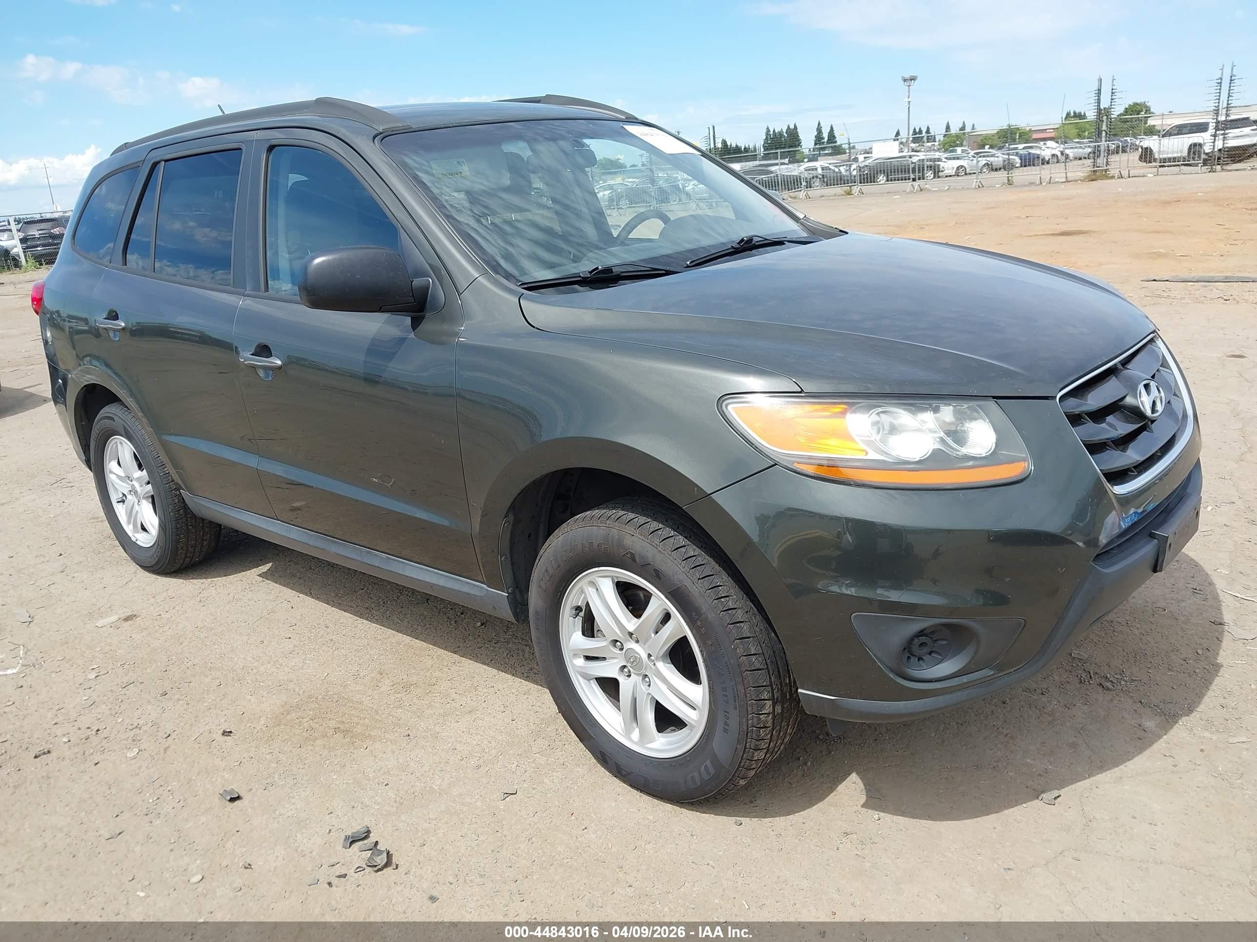 2010 Hyundai Santa Fe Gls Gray vin: 5NMSG3AB1AH337171