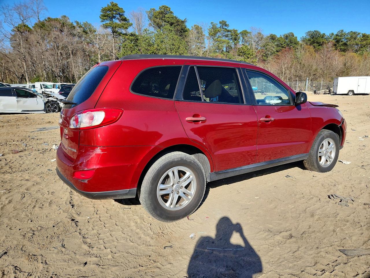 2010 Hyundai Santa Fe Red vin: 5NMSG3AB1AH359106