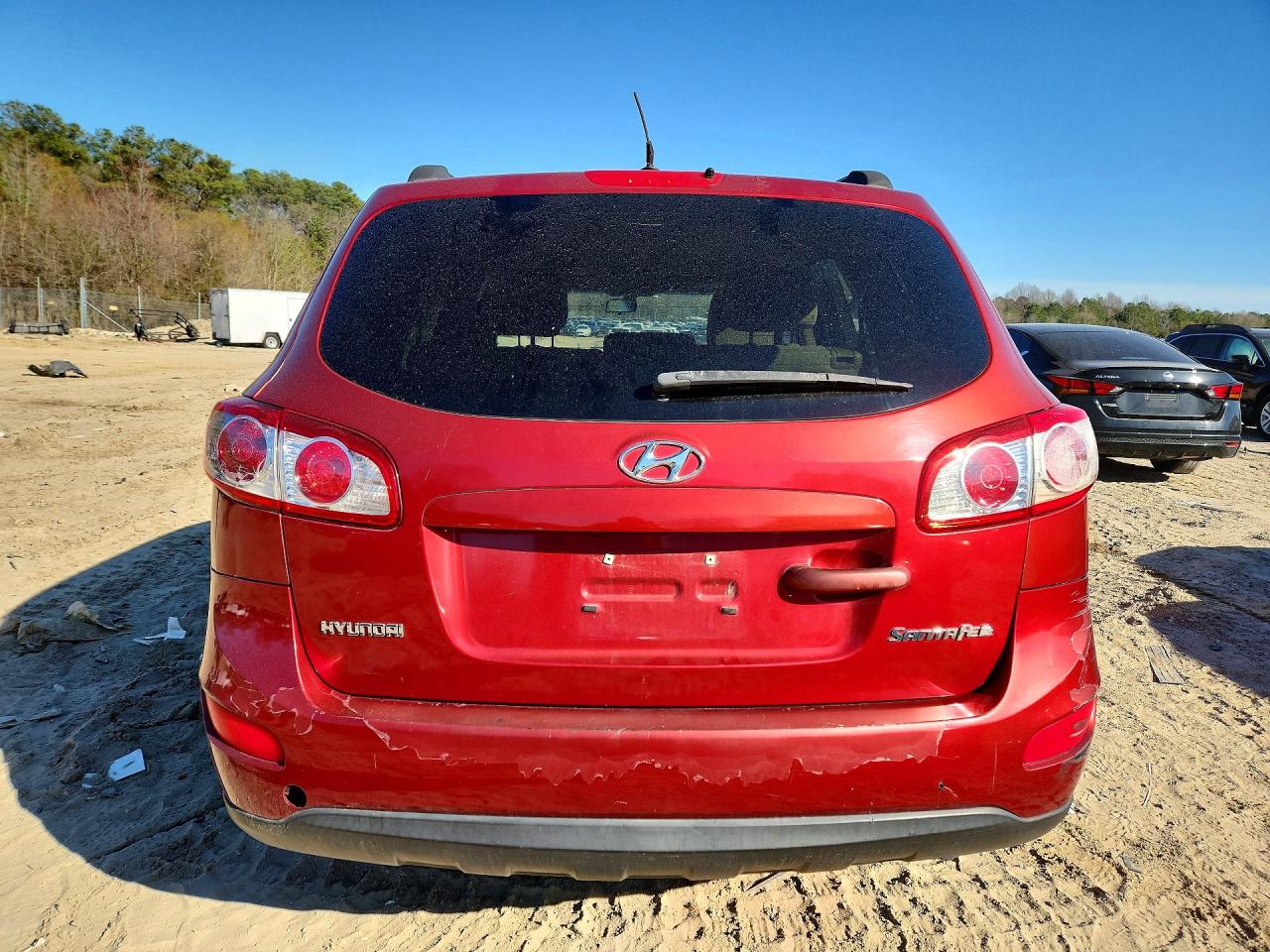 2010 Hyundai Santa Fe Red vin: 5NMSG3AB1AH359106
