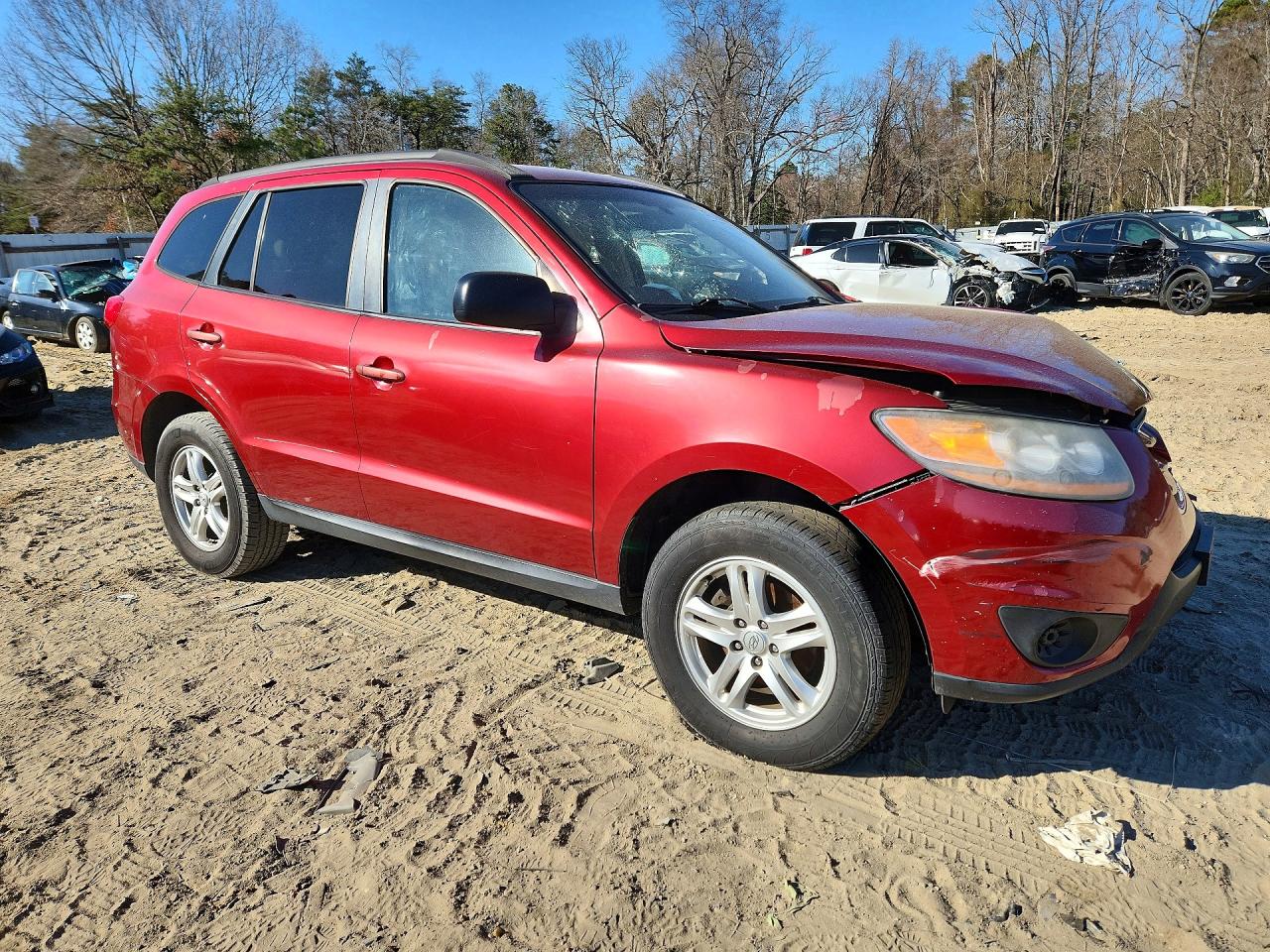 2010 Hyundai Santa Fe Red vin: 5NMSG3AB1AH359106