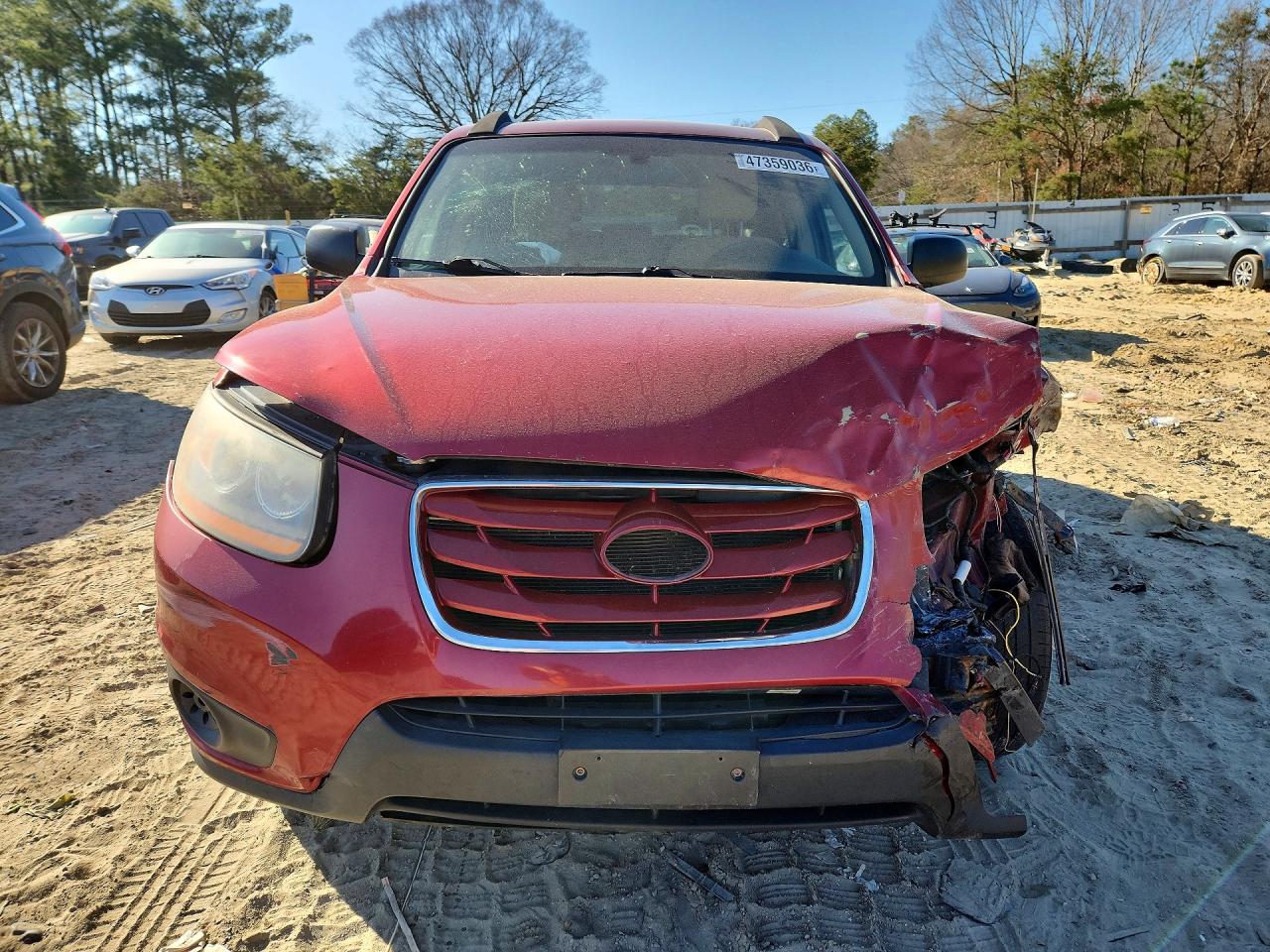 2010 Hyundai Santa Fe Red vin: 5NMSG3AB1AH359106