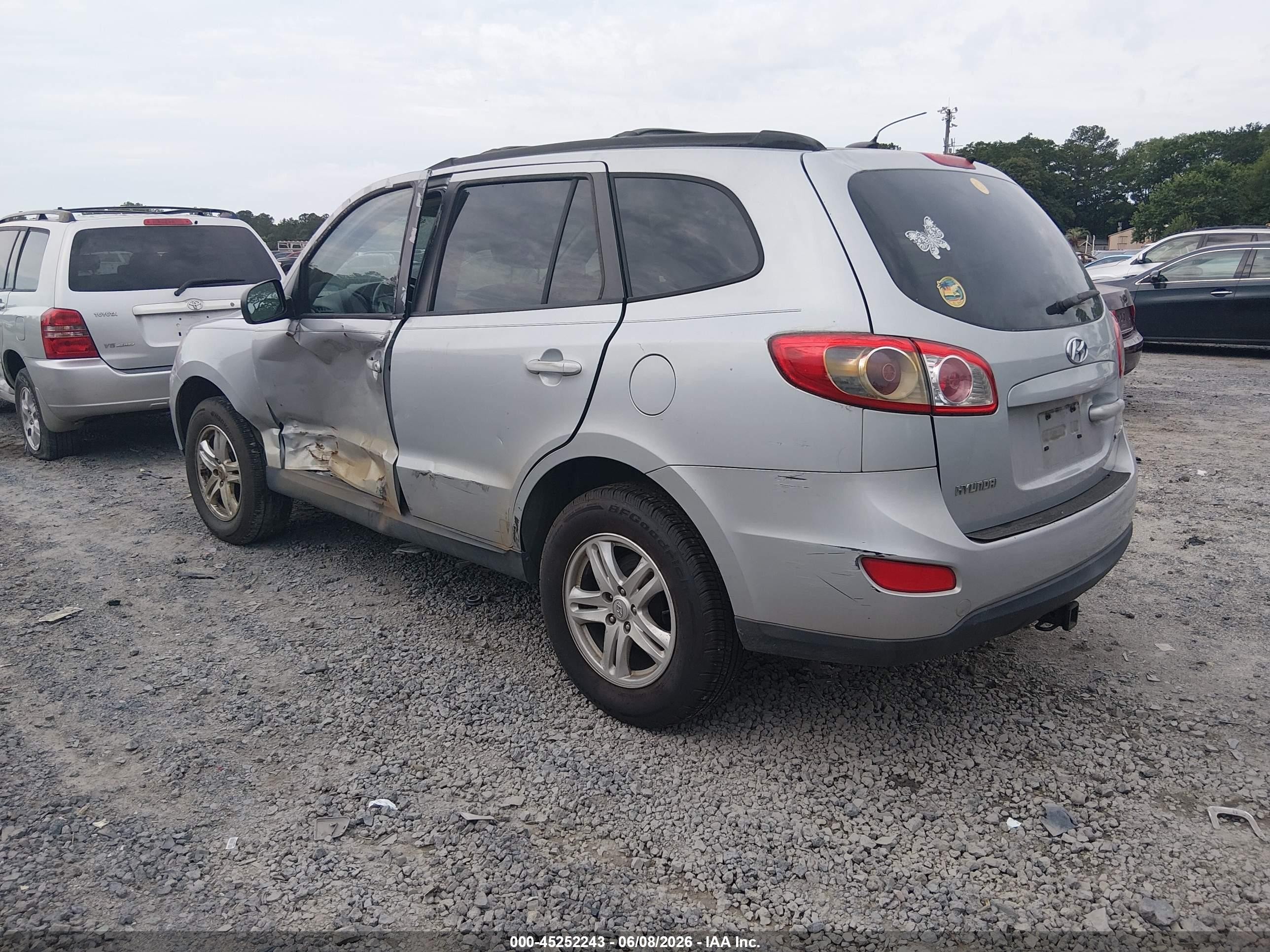 2010 Hyundai Santa Fe Gls Серебряный vin: 5NMSG3AB1AH364760