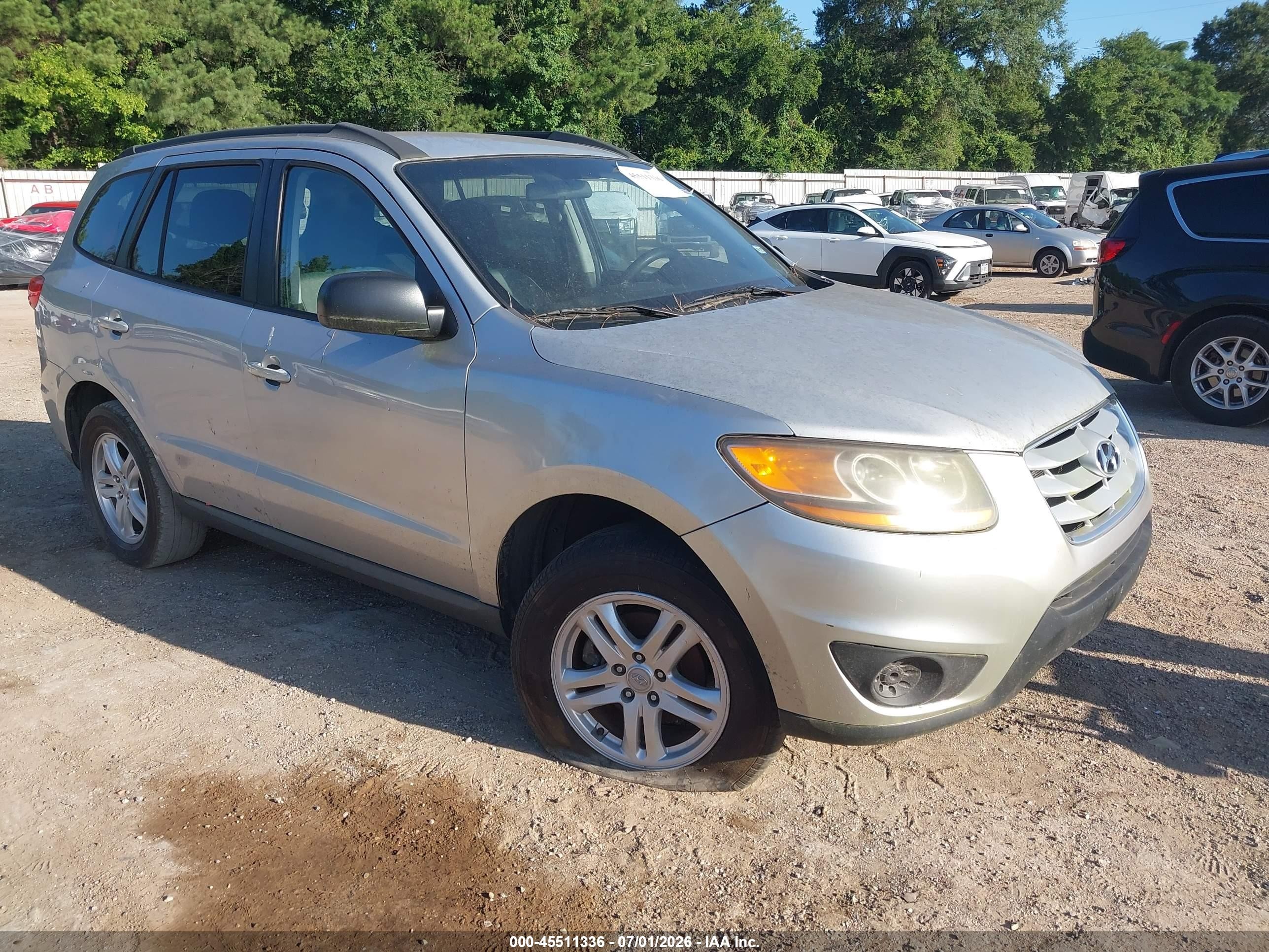 2010 Hyundai Santa Fe Gls Серый vin: 5NMSG3AB1AH374866