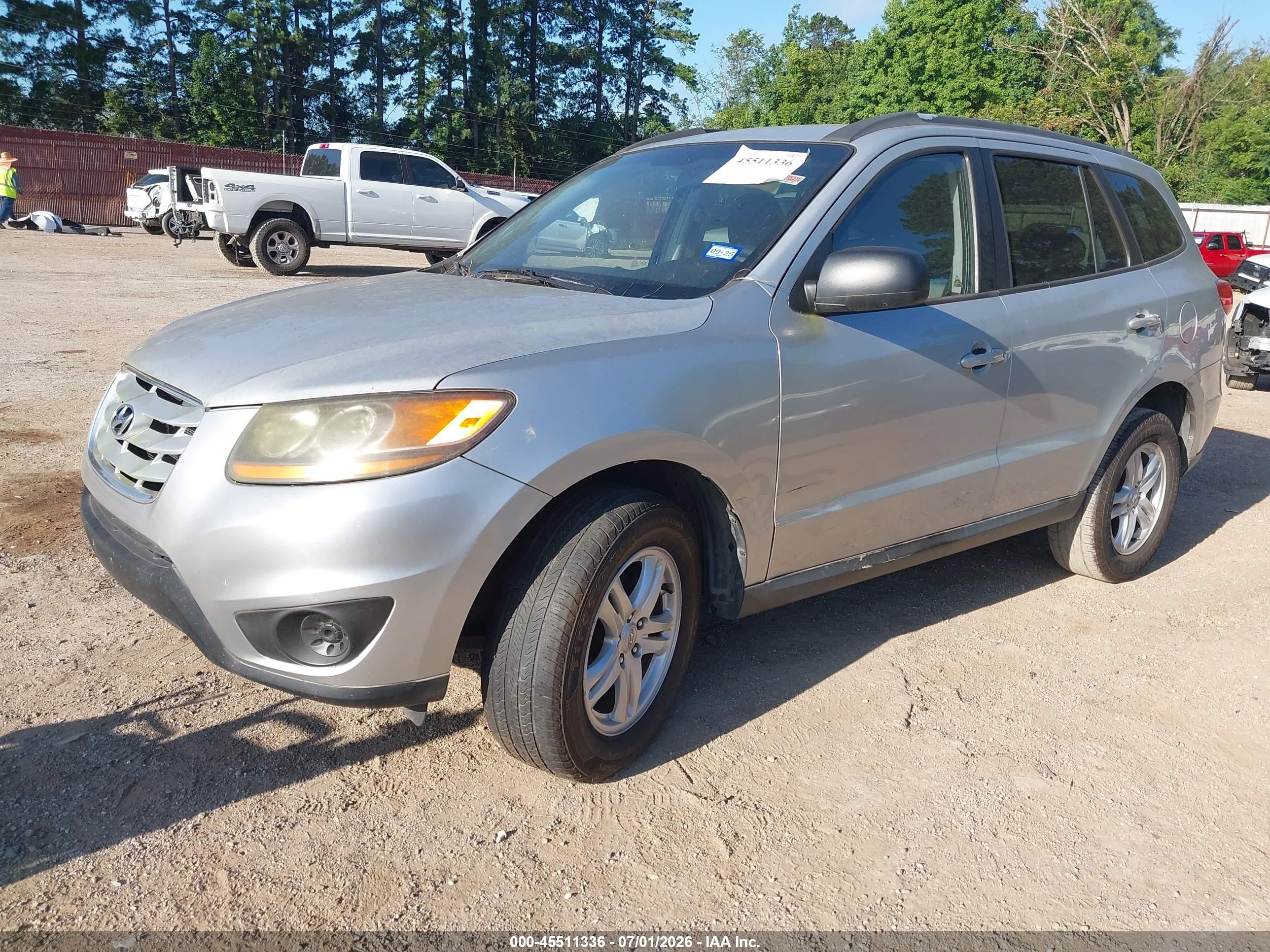 2010 Hyundai Santa Fe Gls Серый vin: 5NMSG3AB1AH374866