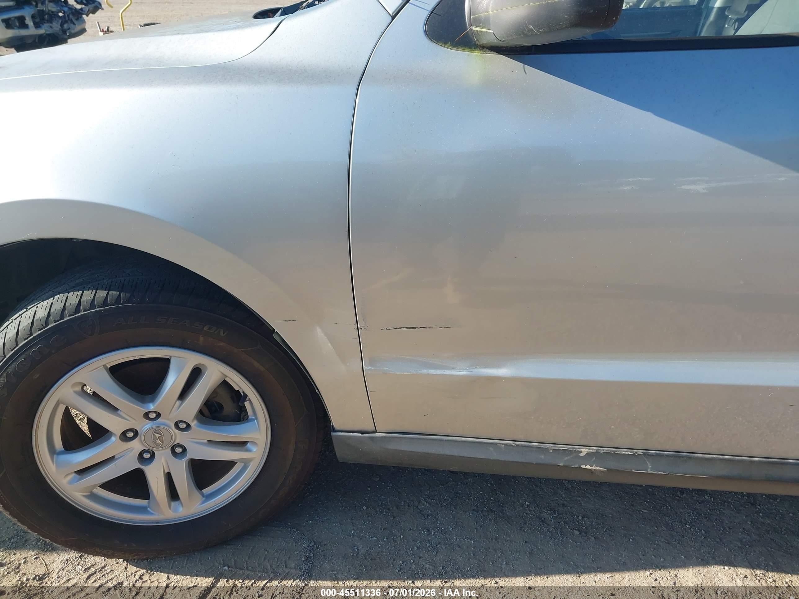 2010 Hyundai Santa Fe Gls Серый vin: 5NMSG3AB1AH374866