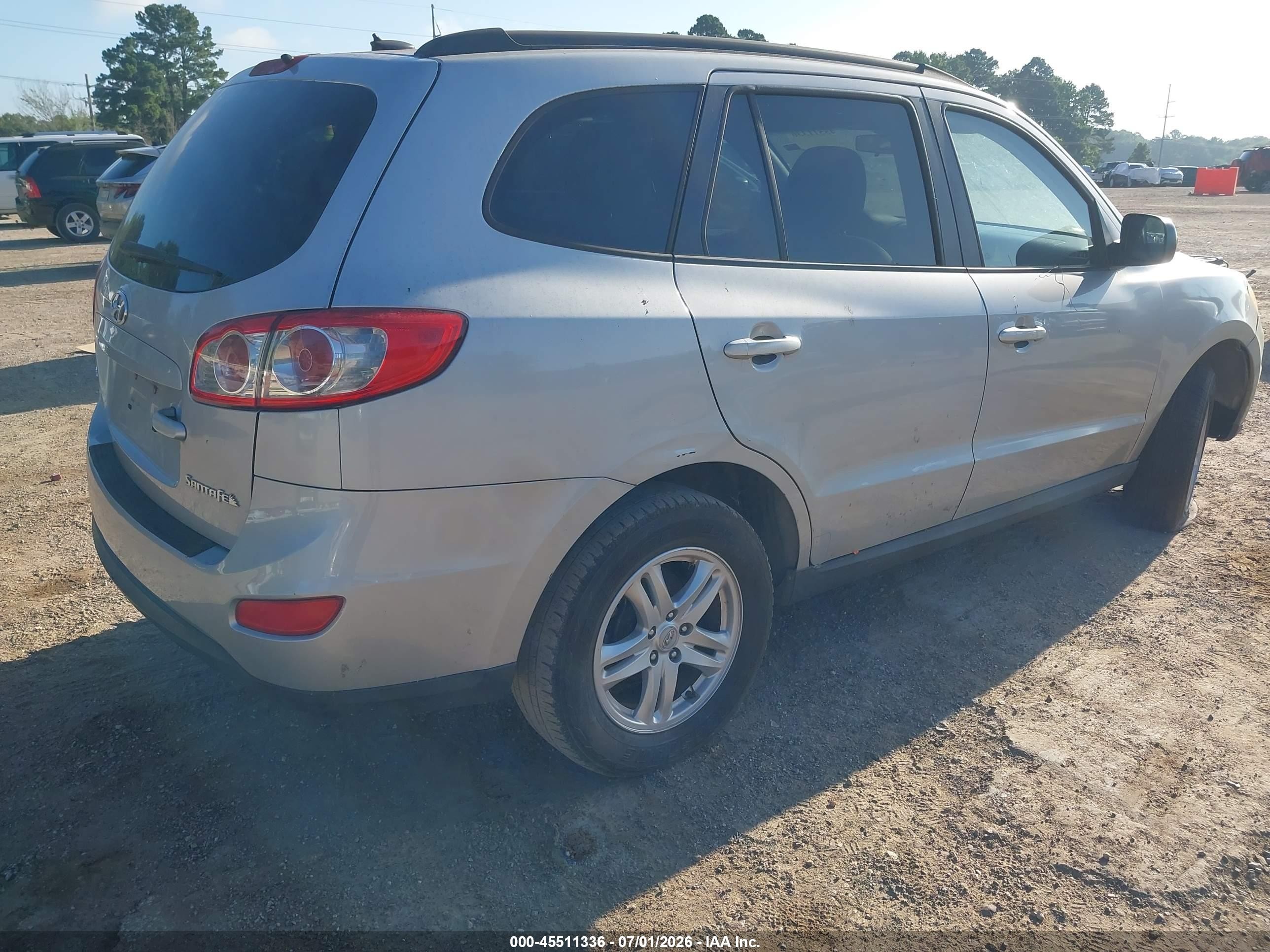 2010 Hyundai Santa Fe Gls Серый vin: 5NMSG3AB1AH374866