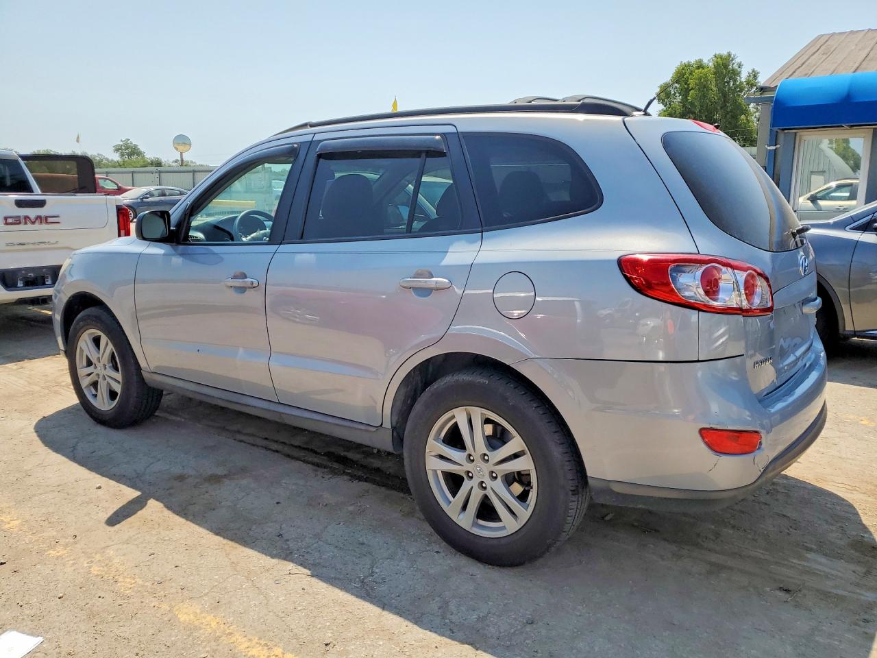 2010 Hyundai Santa Fe Gls Silver vin: 5NMSG3AB1AH412063