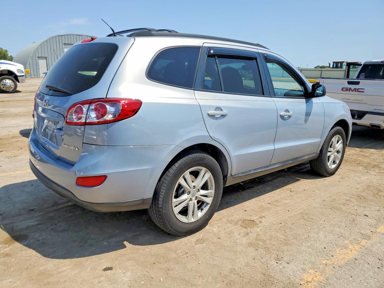 2010 Hyundai Santa Fe Gls Silver vin: 5NMSG3AB1AH412063