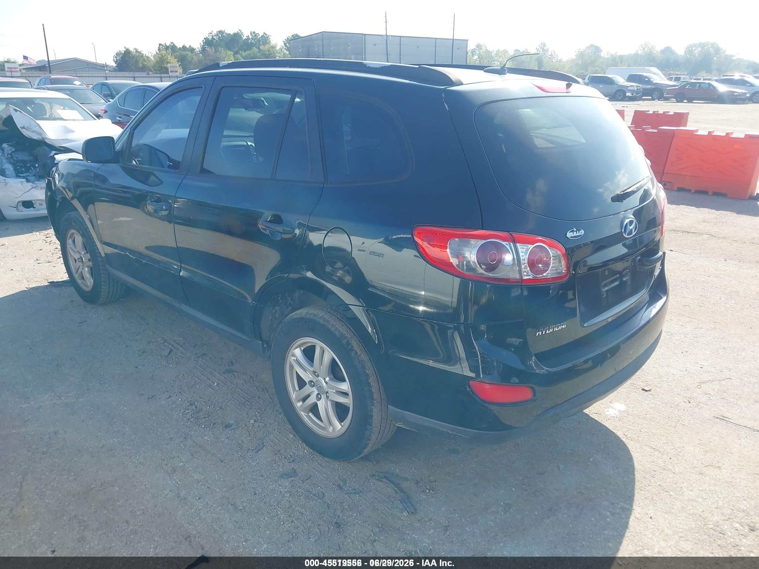 2010 Hyundai Santa Fe Gls Black vin: 5NMSG3AB2AH348521