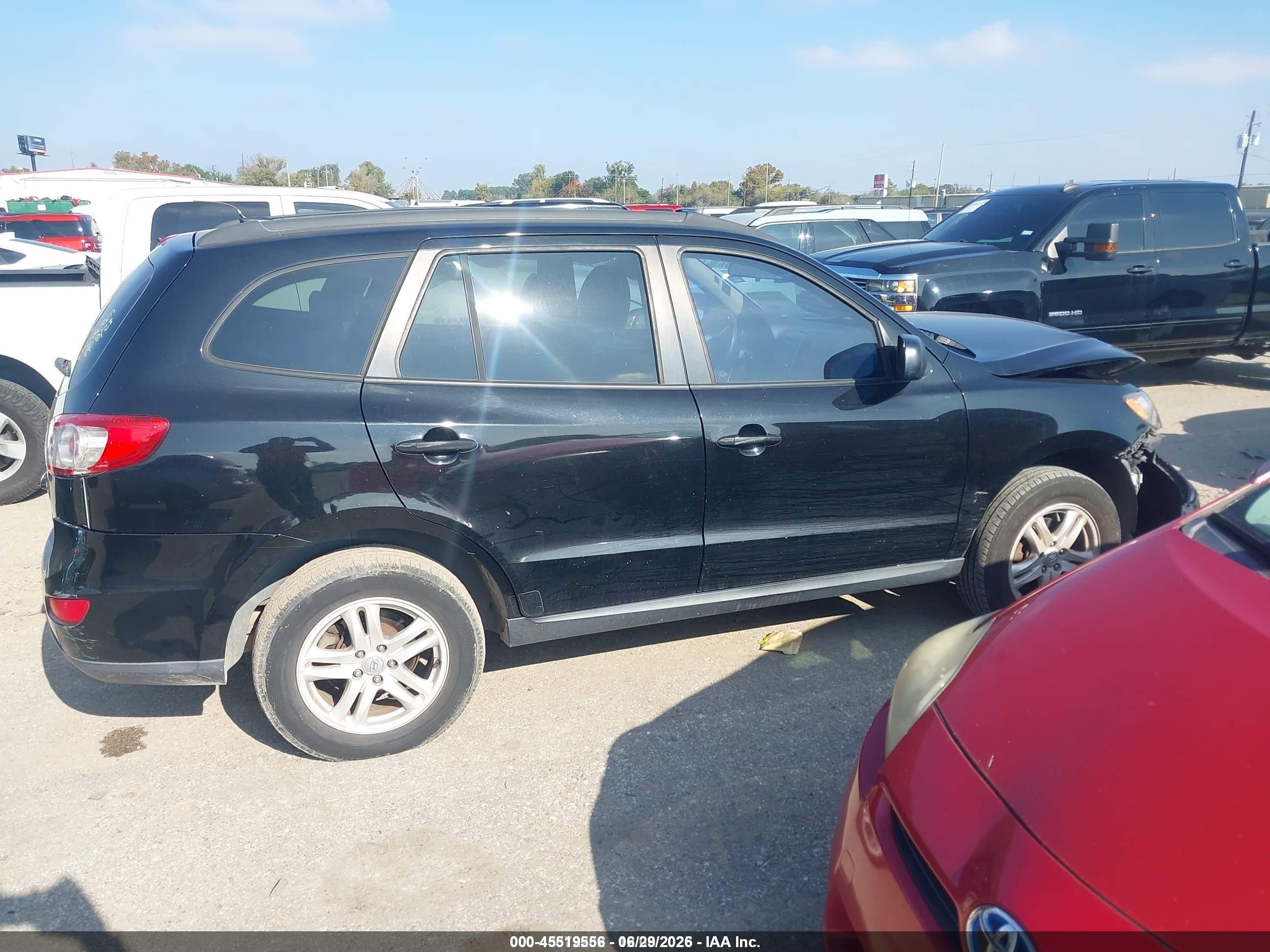 2010 Hyundai Santa Fe Gls Black vin: 5NMSG3AB2AH348521