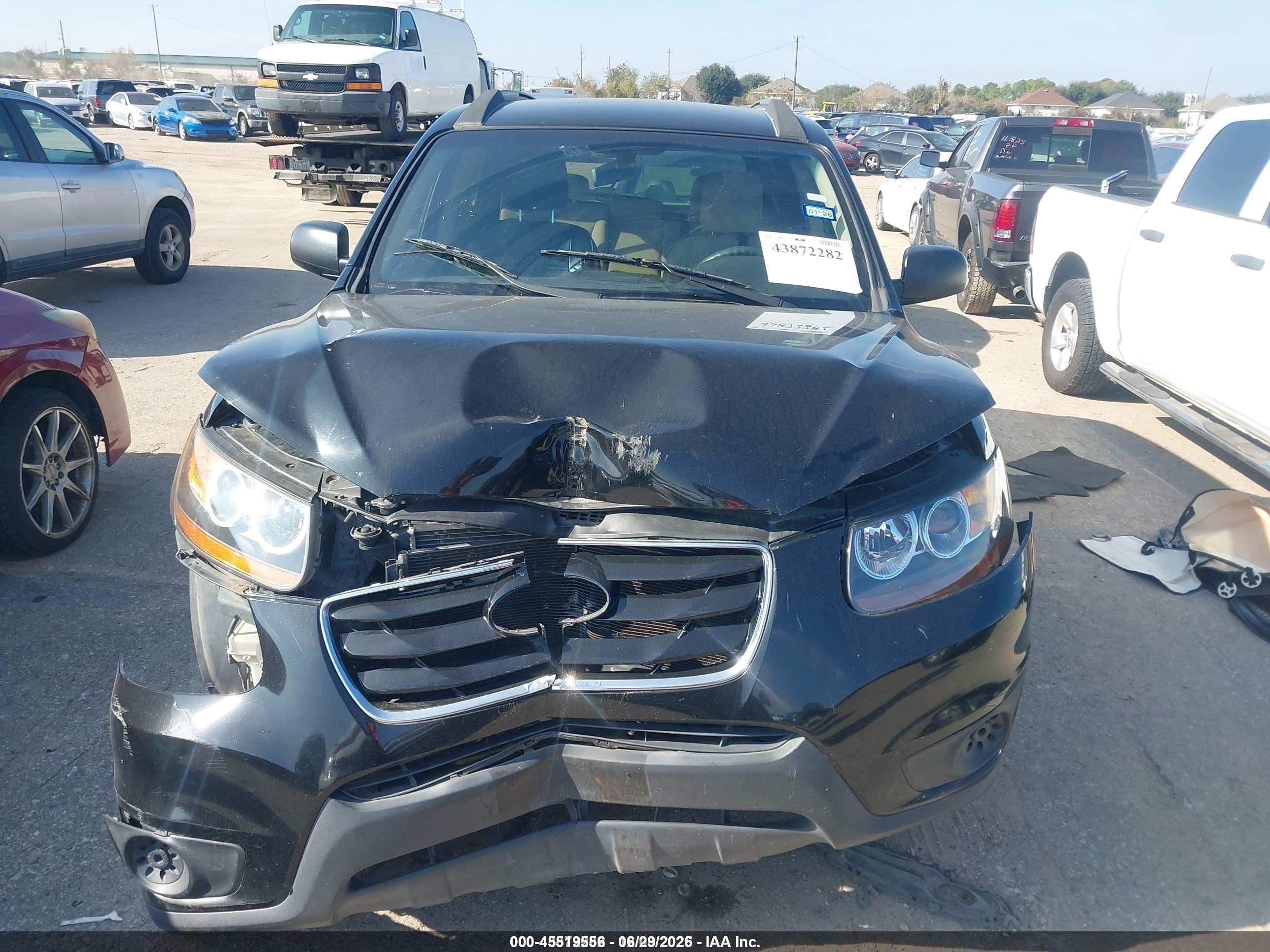 2010 Hyundai Santa Fe Gls Black vin: 5NMSG3AB2AH348521