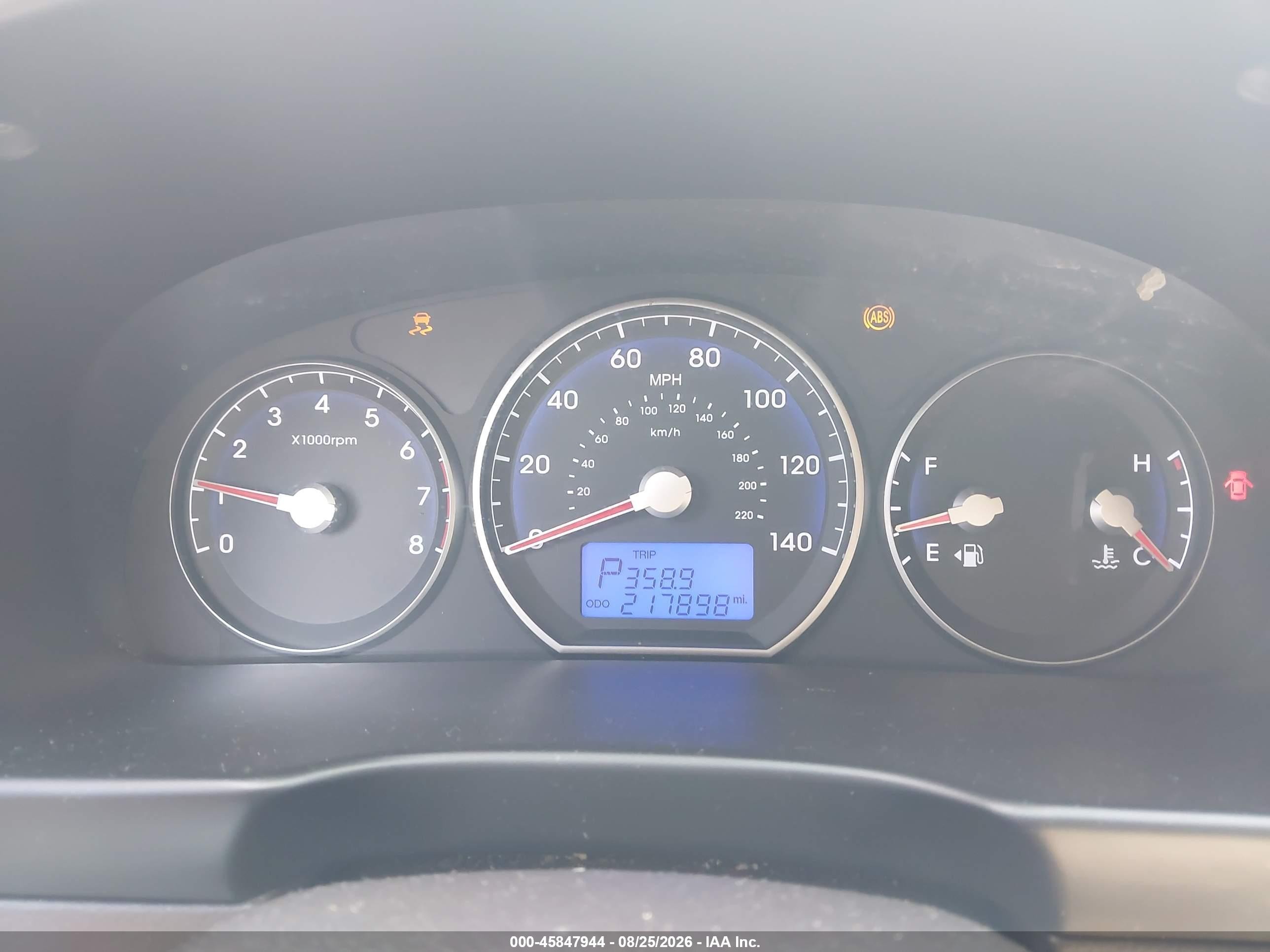 2010 Hyundai Santa Fe Gls Красный vin: 5NMSG3AB2AH383656