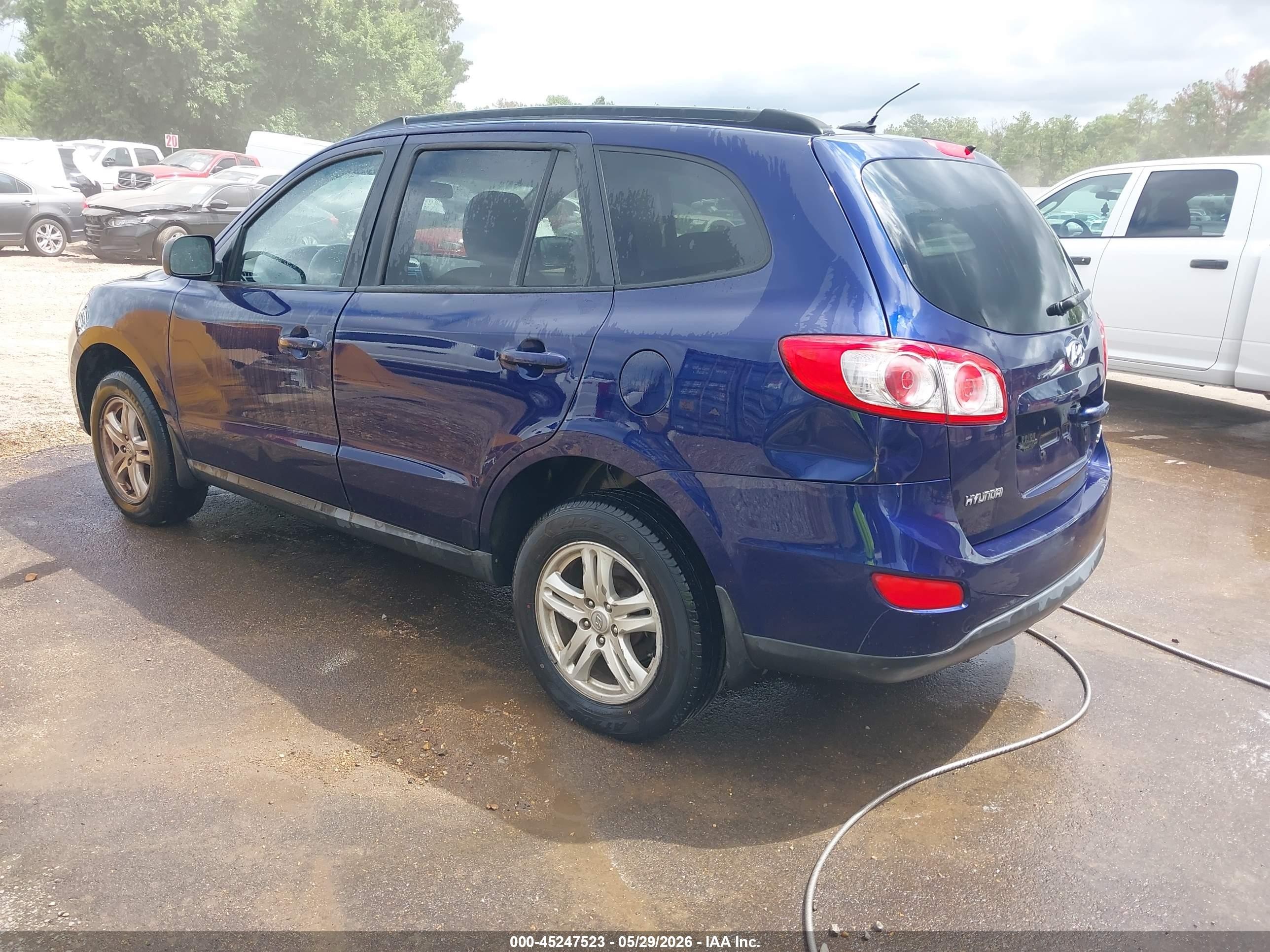 2010 Hyundai Santa Fe Gls Синий vin: 5NMSG3AB2AH397511