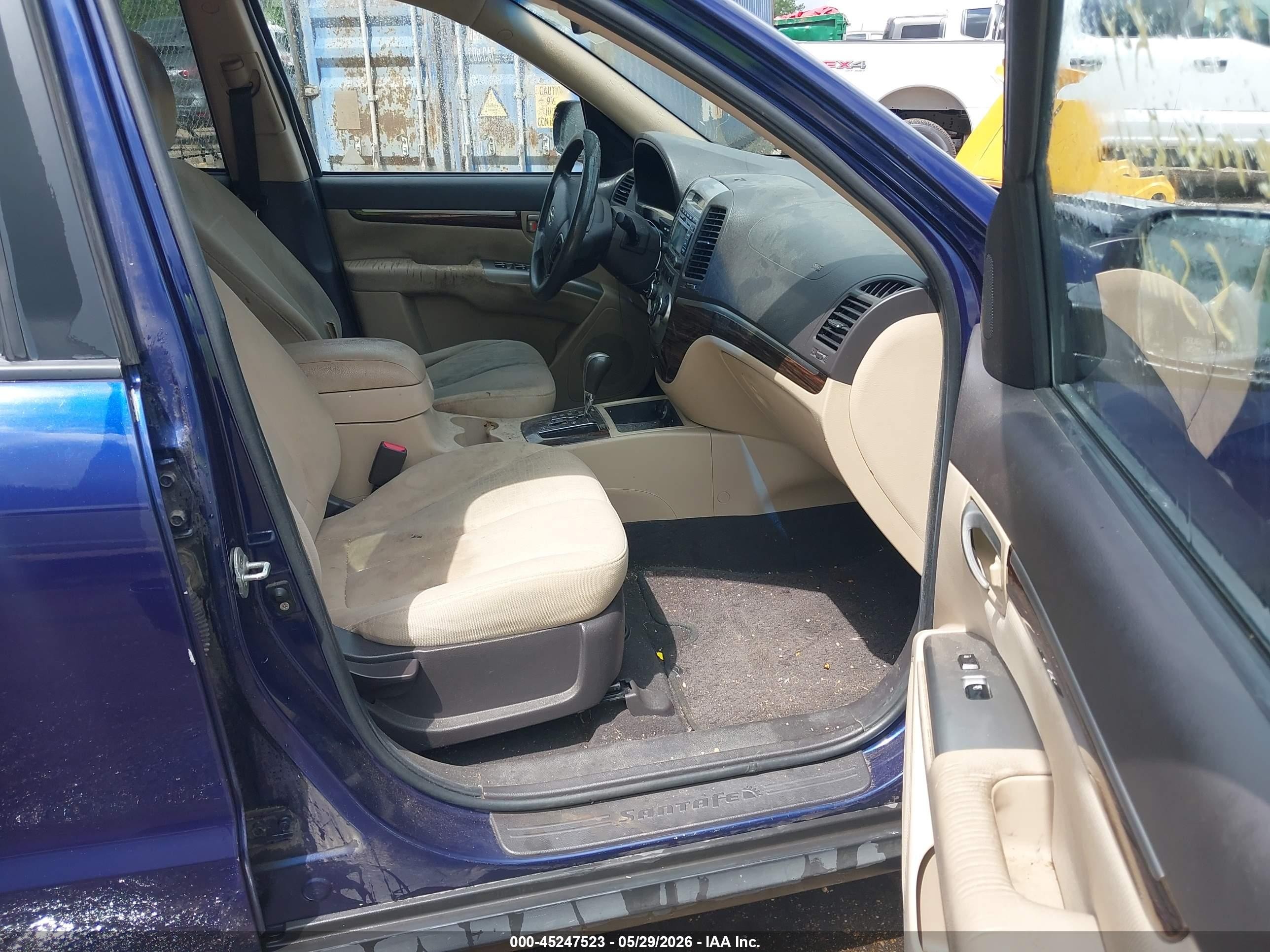 2010 Hyundai Santa Fe Gls Синий vin: 5NMSG3AB2AH397511