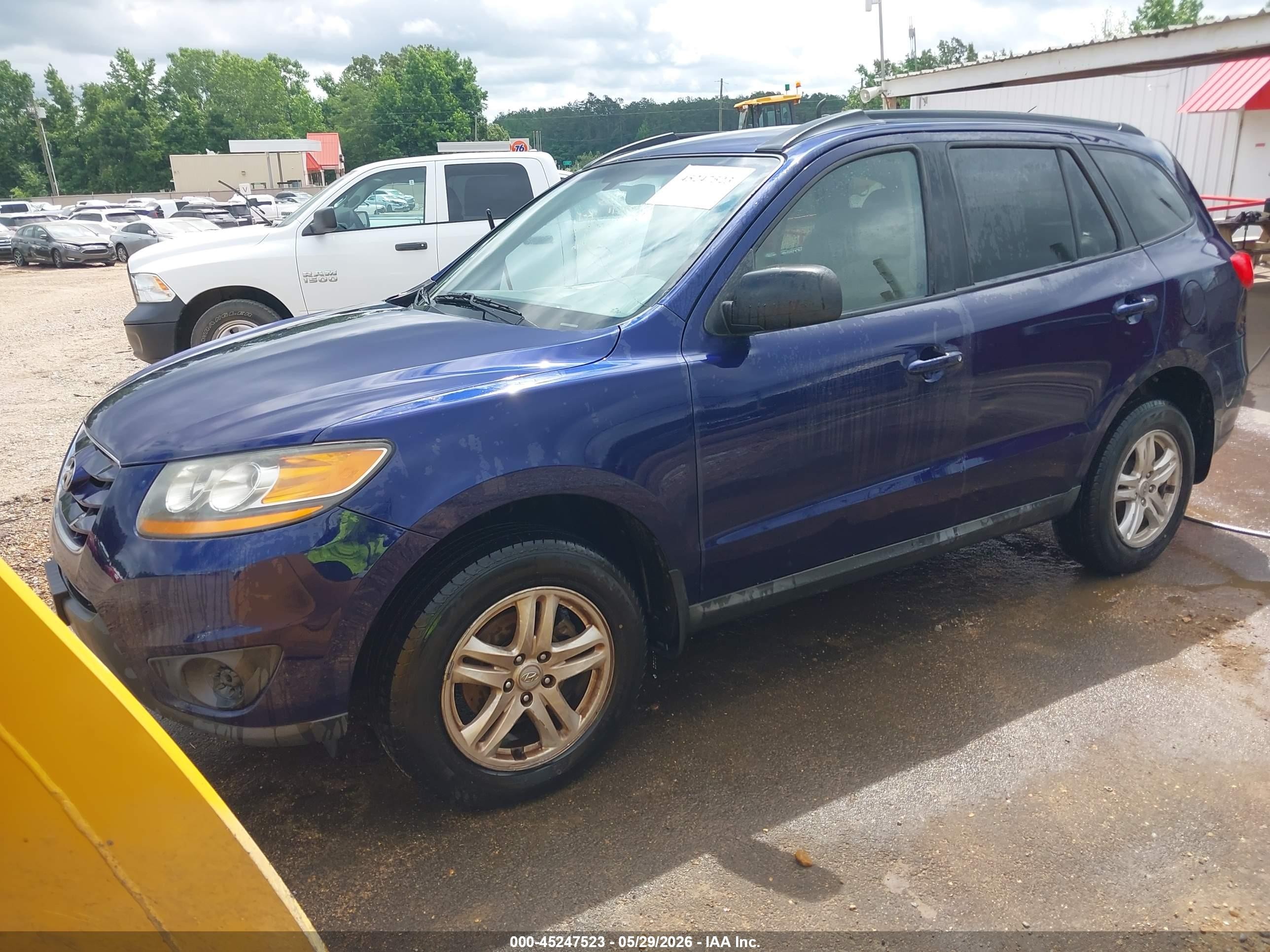 2010 Hyundai Santa Fe Gls Синий vin: 5NMSG3AB2AH397511