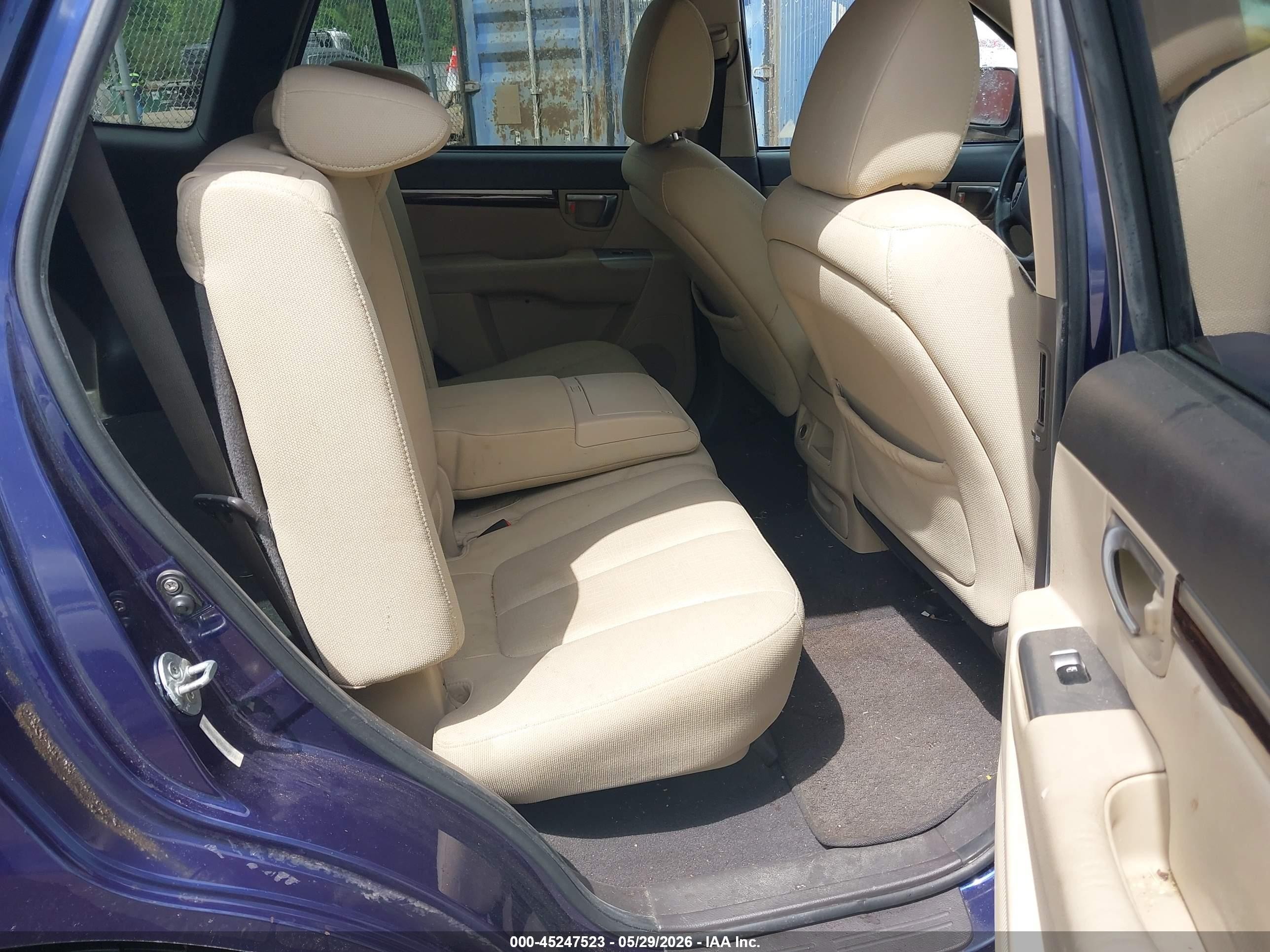 2010 Hyundai Santa Fe Gls Синий vin: 5NMSG3AB2AH397511