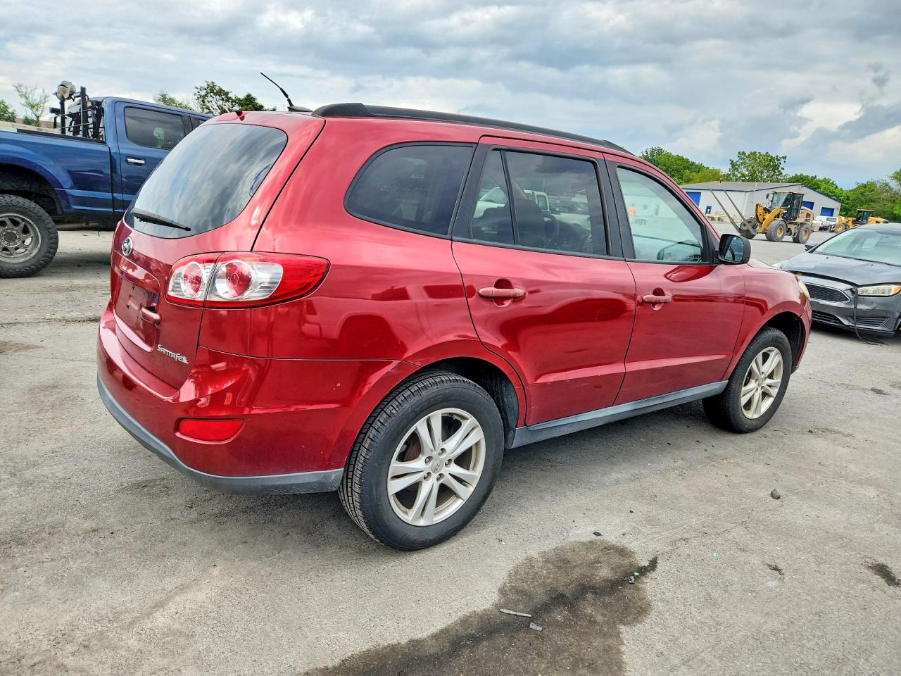 2010 Hyundai Santa Fe Gls Red vin: 5NMSG3AB2AH400133