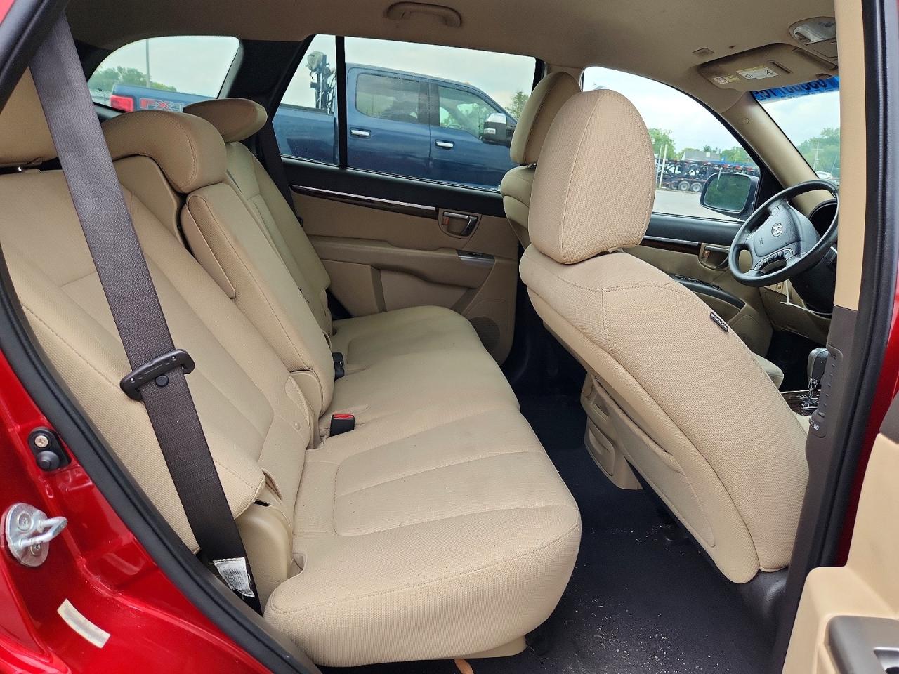 2010 Hyundai Santa Fe Gls Red vin: 5NMSG3AB2AH400133