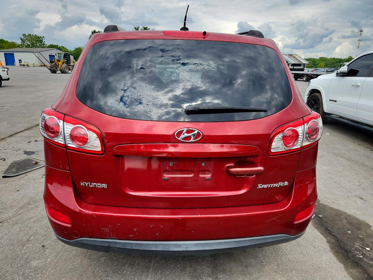 2010 Hyundai Santa Fe Gls Red vin: 5NMSG3AB2AH400133