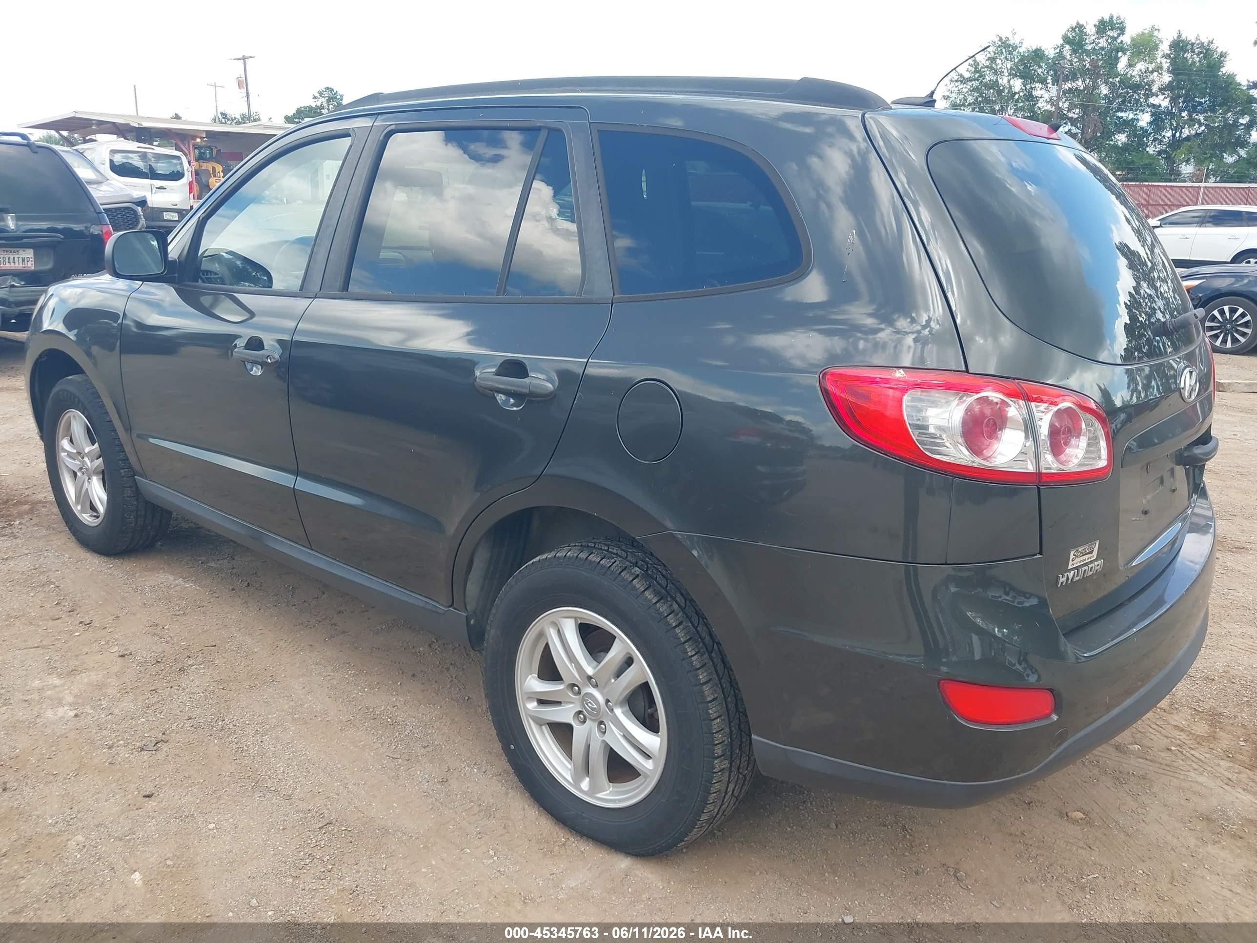 2010 Hyundai Santa Fe Gls Green vin: 5NMSG3AB3AH333624