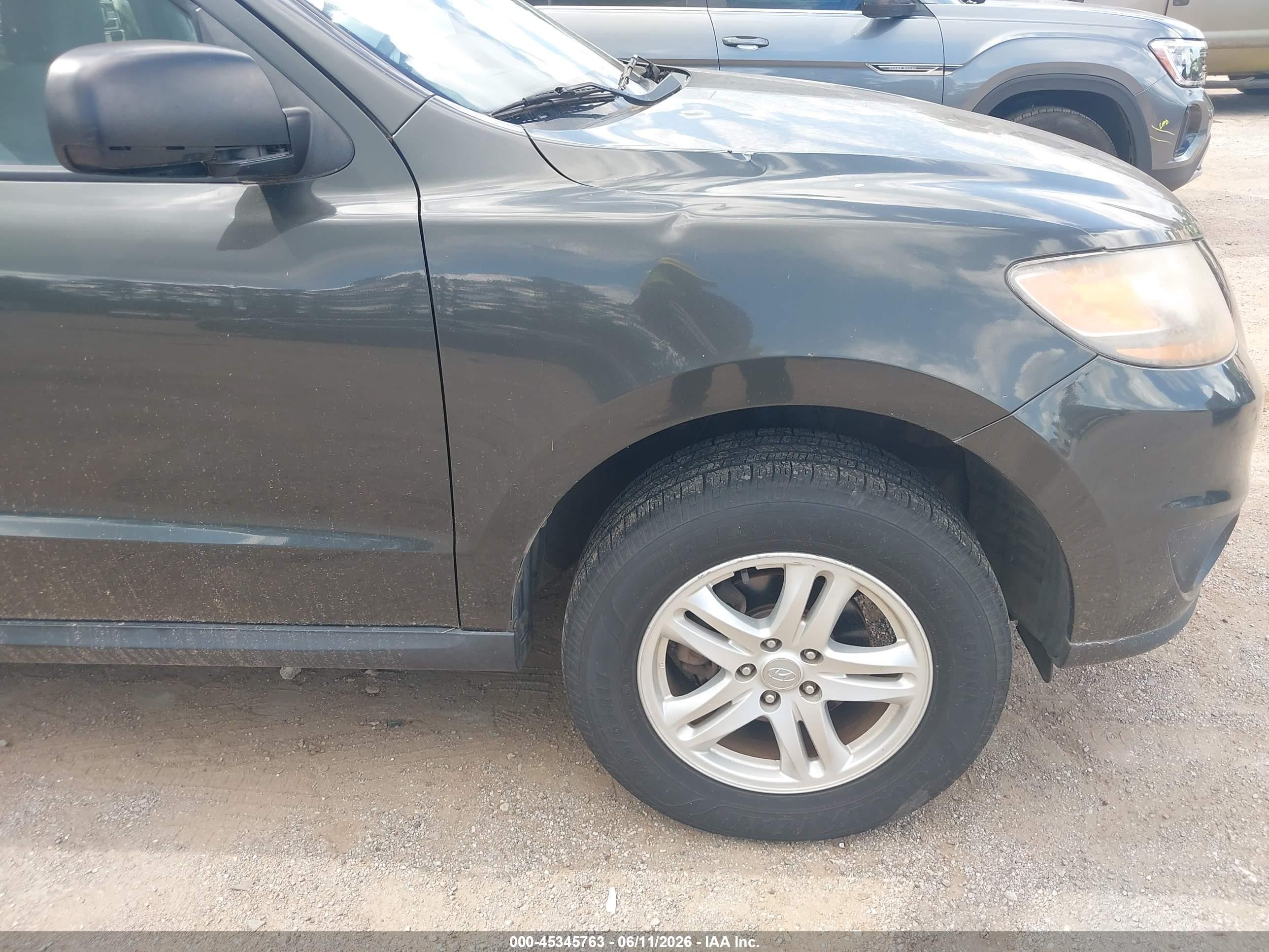 2010 Hyundai Santa Fe Gls Green vin: 5NMSG3AB3AH333624