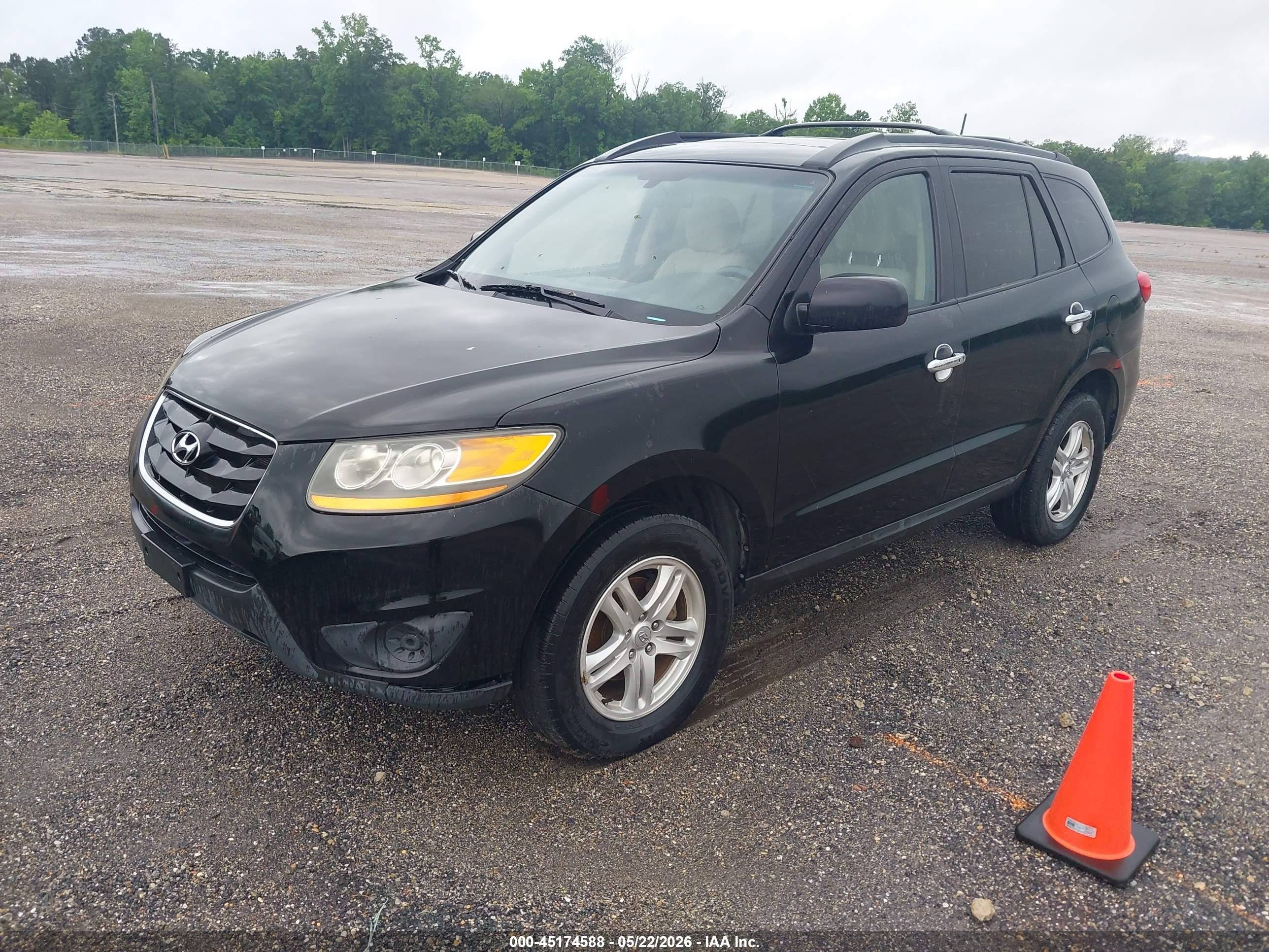 2010 Hyundai Santa Fe Gls Black vin: 5NMSG3AB3AH338547
