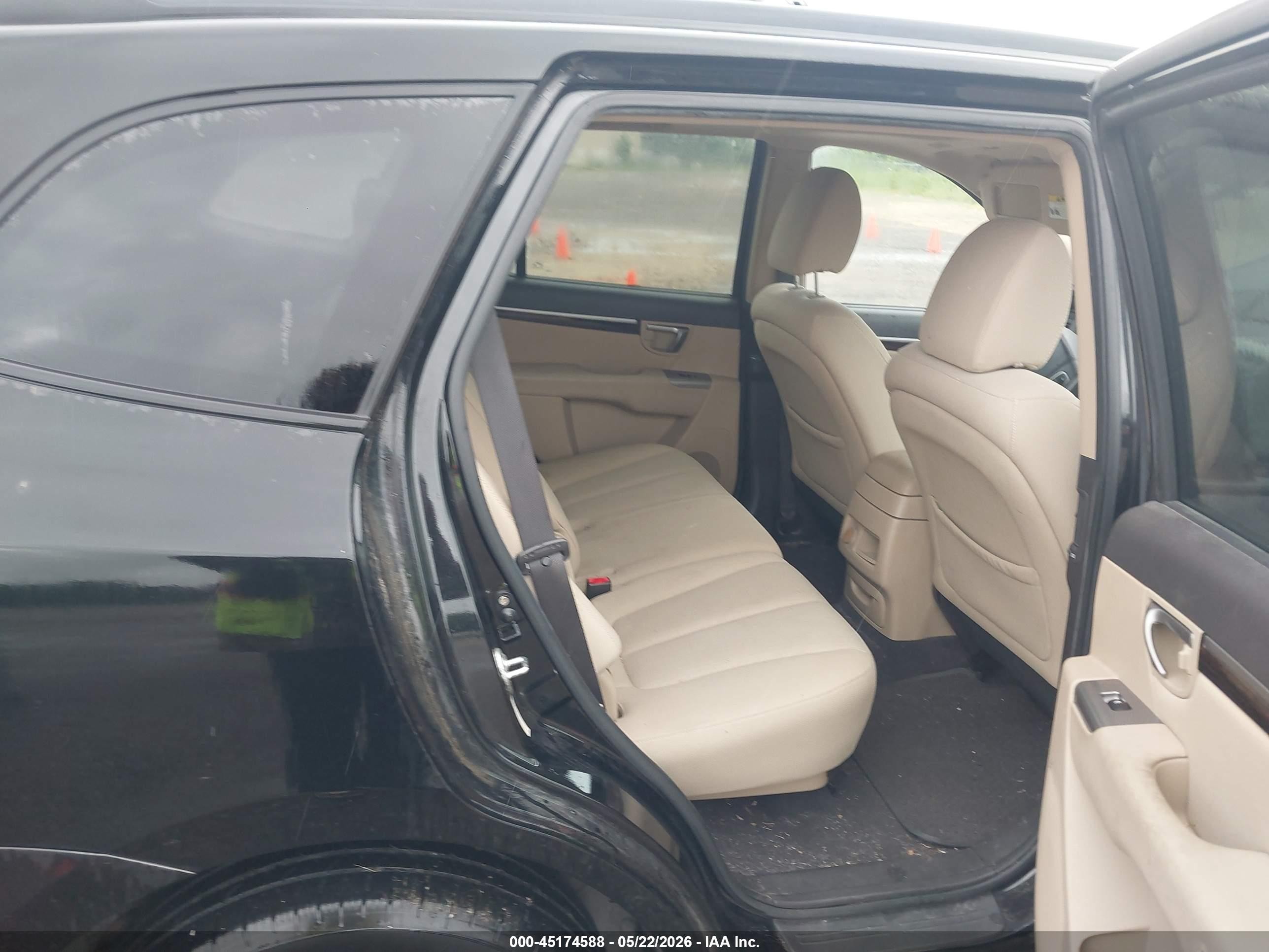 2010 Hyundai Santa Fe Gls Black vin: 5NMSG3AB3AH338547