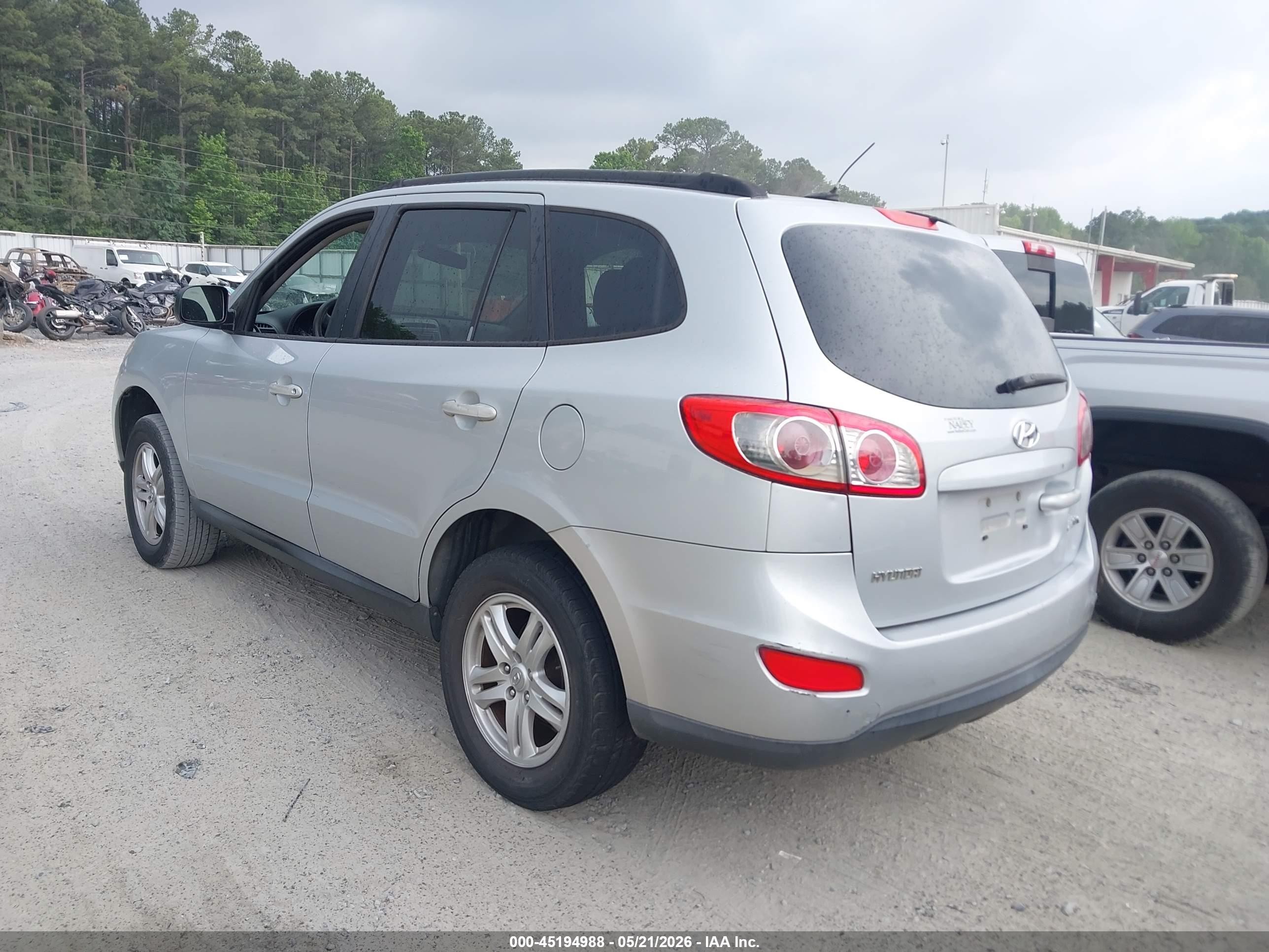 2010 Hyundai Santa Fe Gls Silver vin: 5NMSG3AB3AH342632