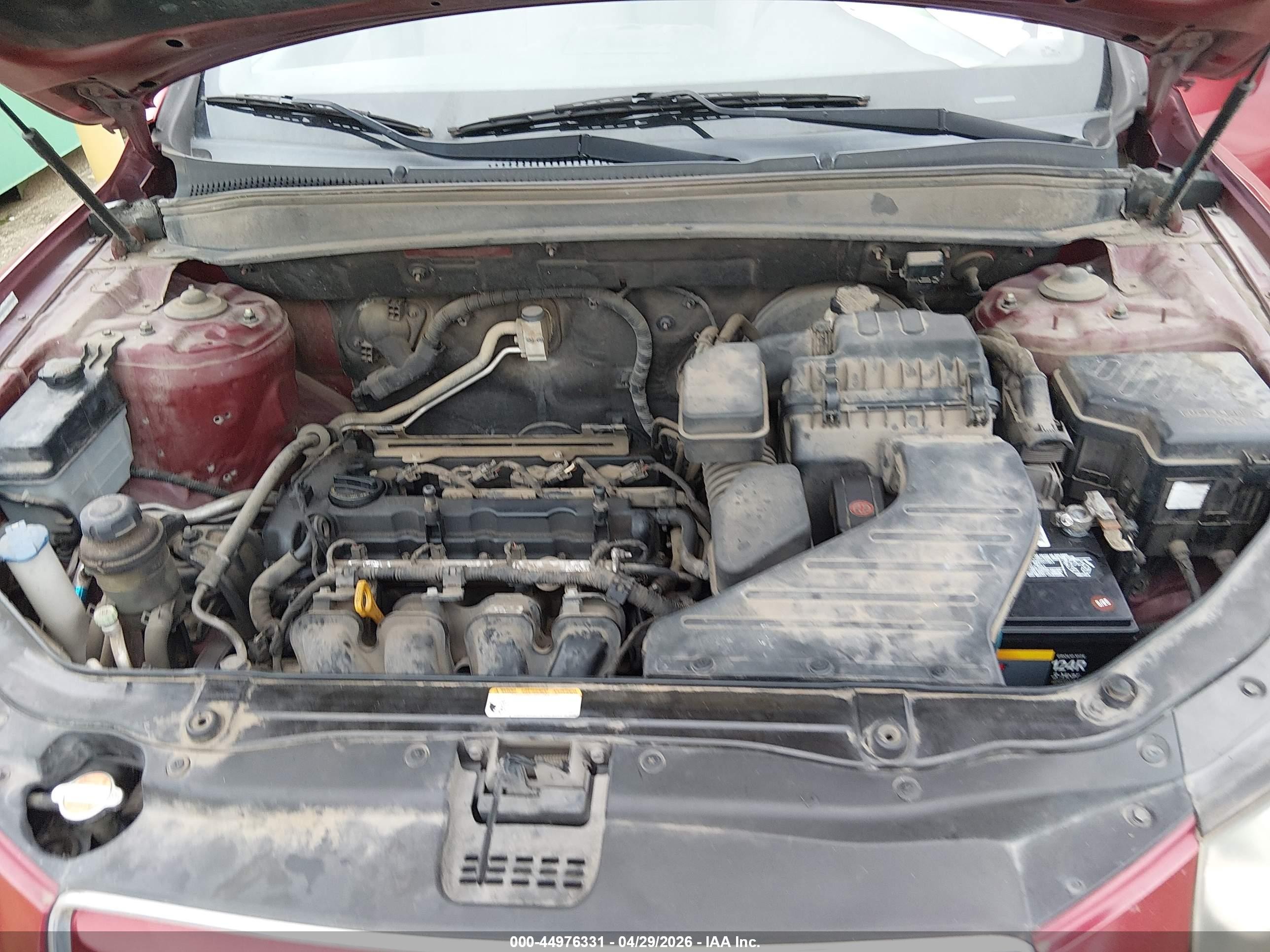 2010 Hyundai Santa Fe Gls Red vin: 5NMSG3AB3AH346700