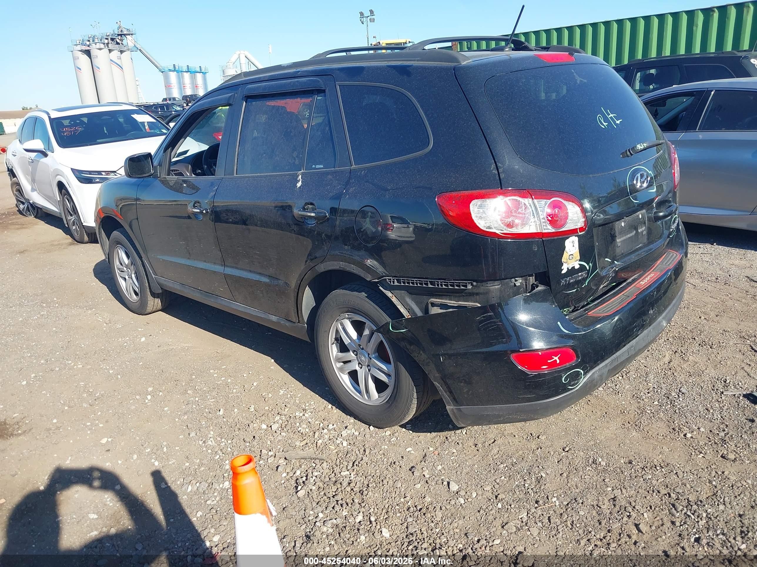 2010 Hyundai Santa Fe Gls Black vin: 5NMSG3AB3AH380586