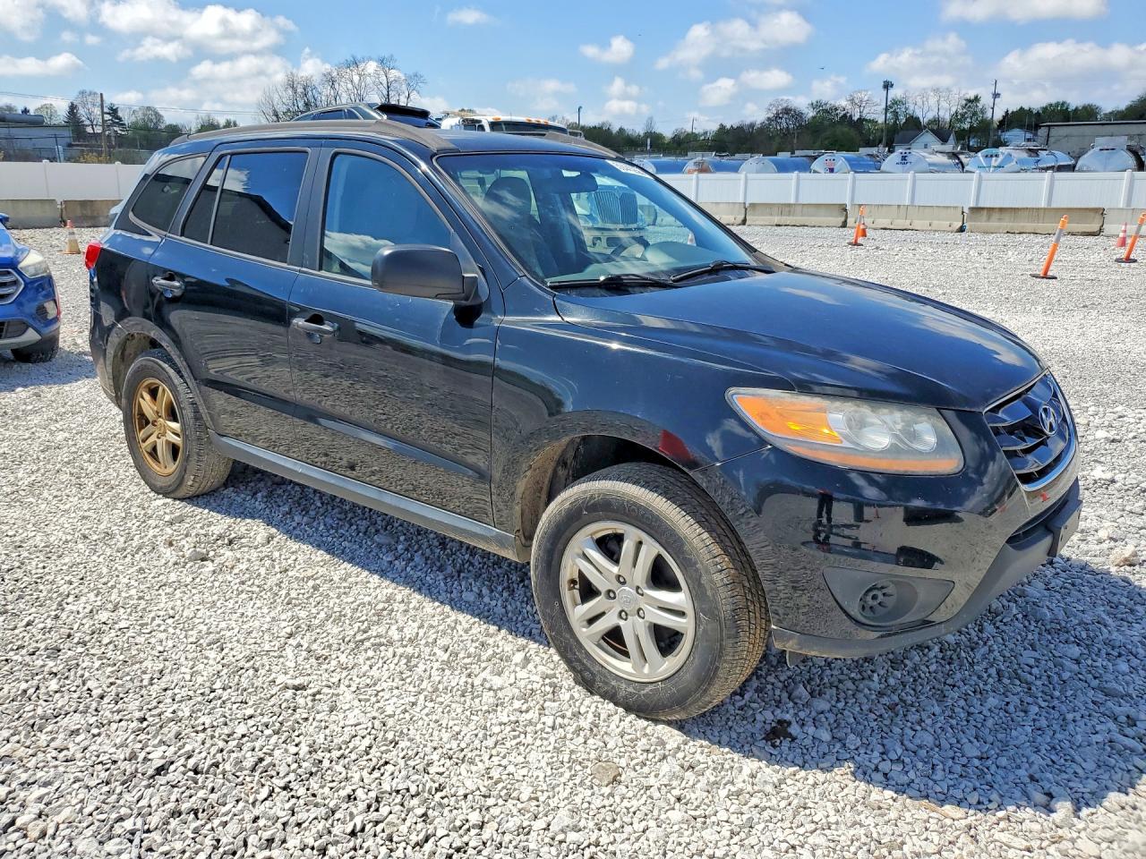 2010 Hyundai Santa Fe Gls Black vin: 5NMSG3AB3AH382824