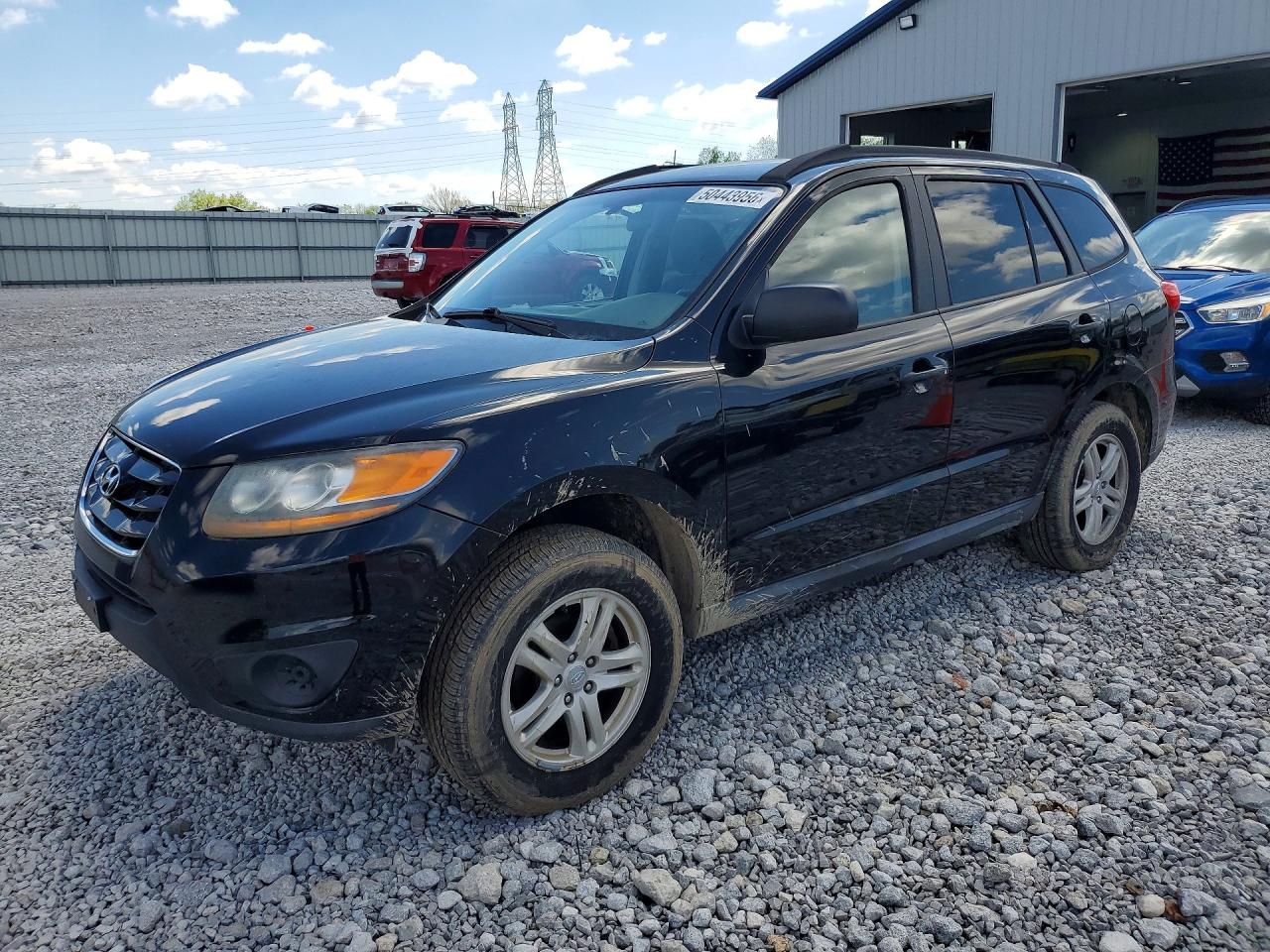 2010 Hyundai Santa Fe Gls Black vin: 5NMSG3AB3AH382824